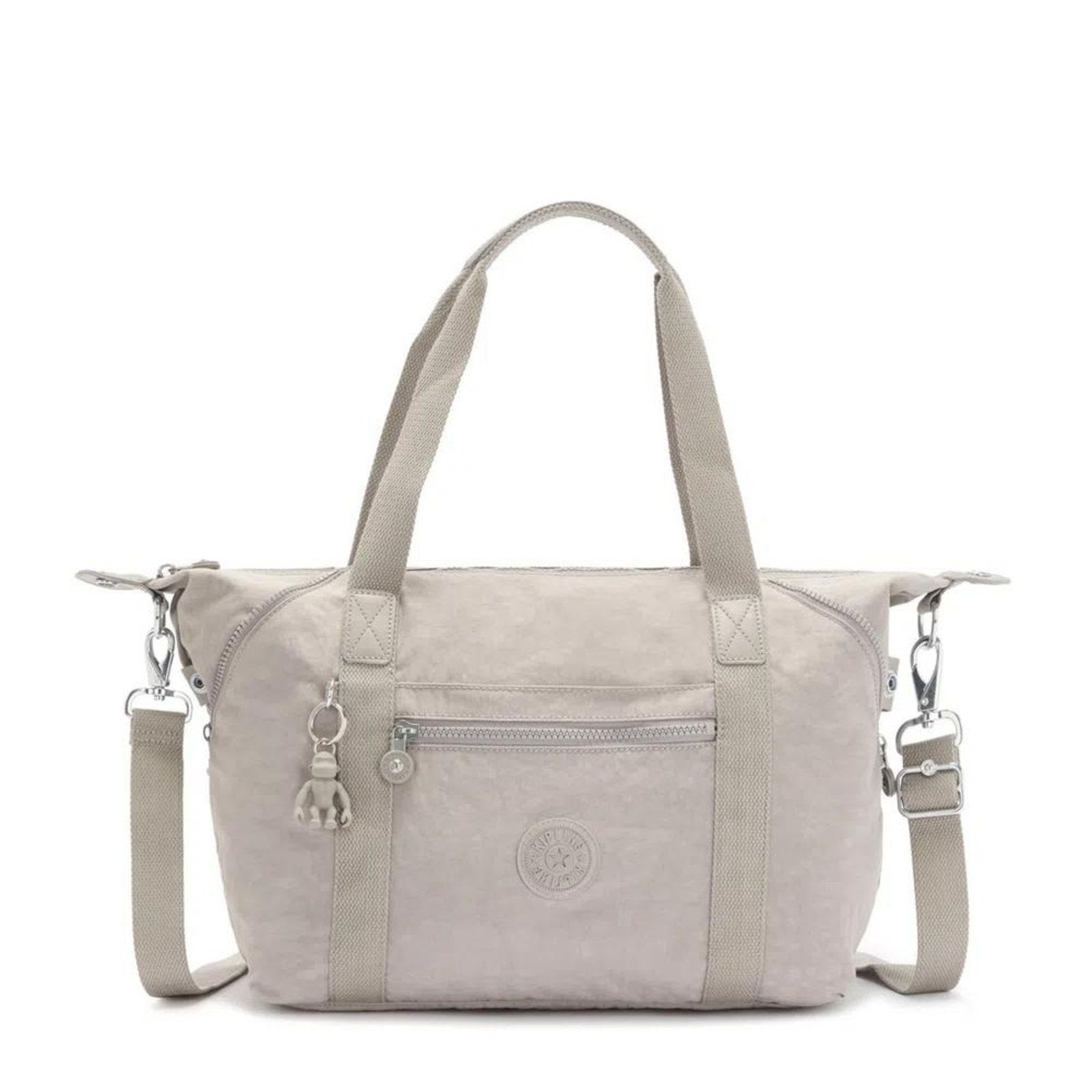 Bolsa Transversal Kipling Art 21 Litros Grey Gris Cinza
