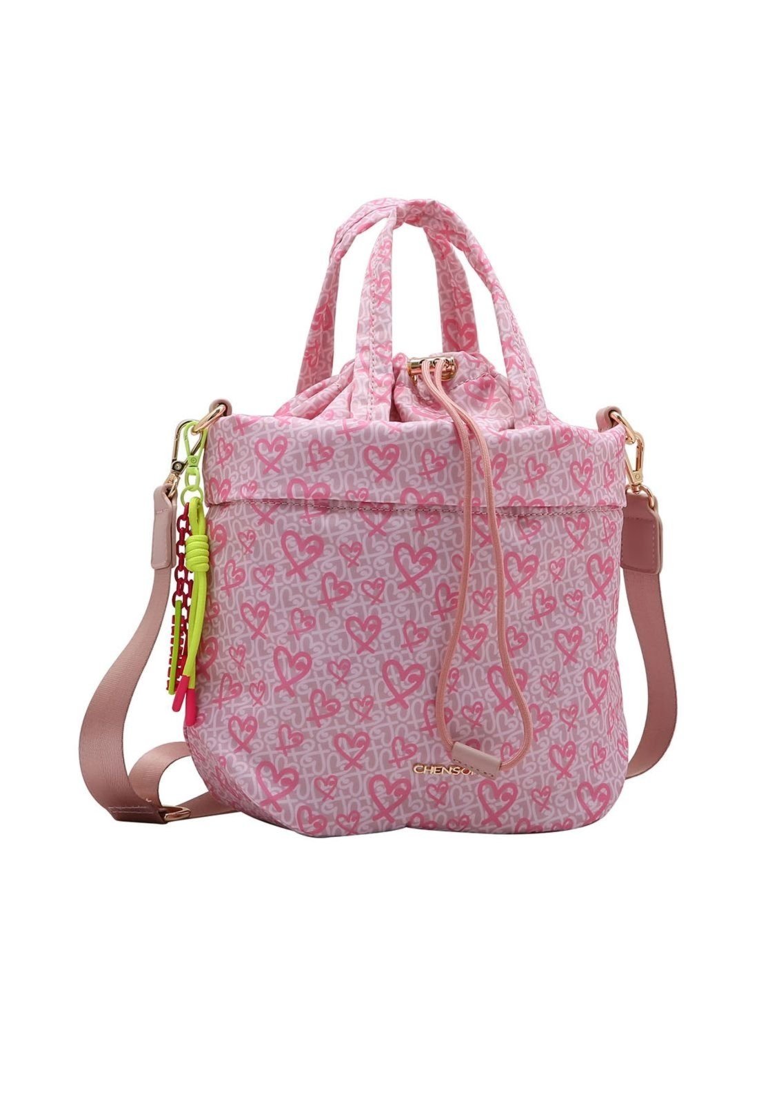 Bolsa Feminina Chenson Heart Rosa 3784772