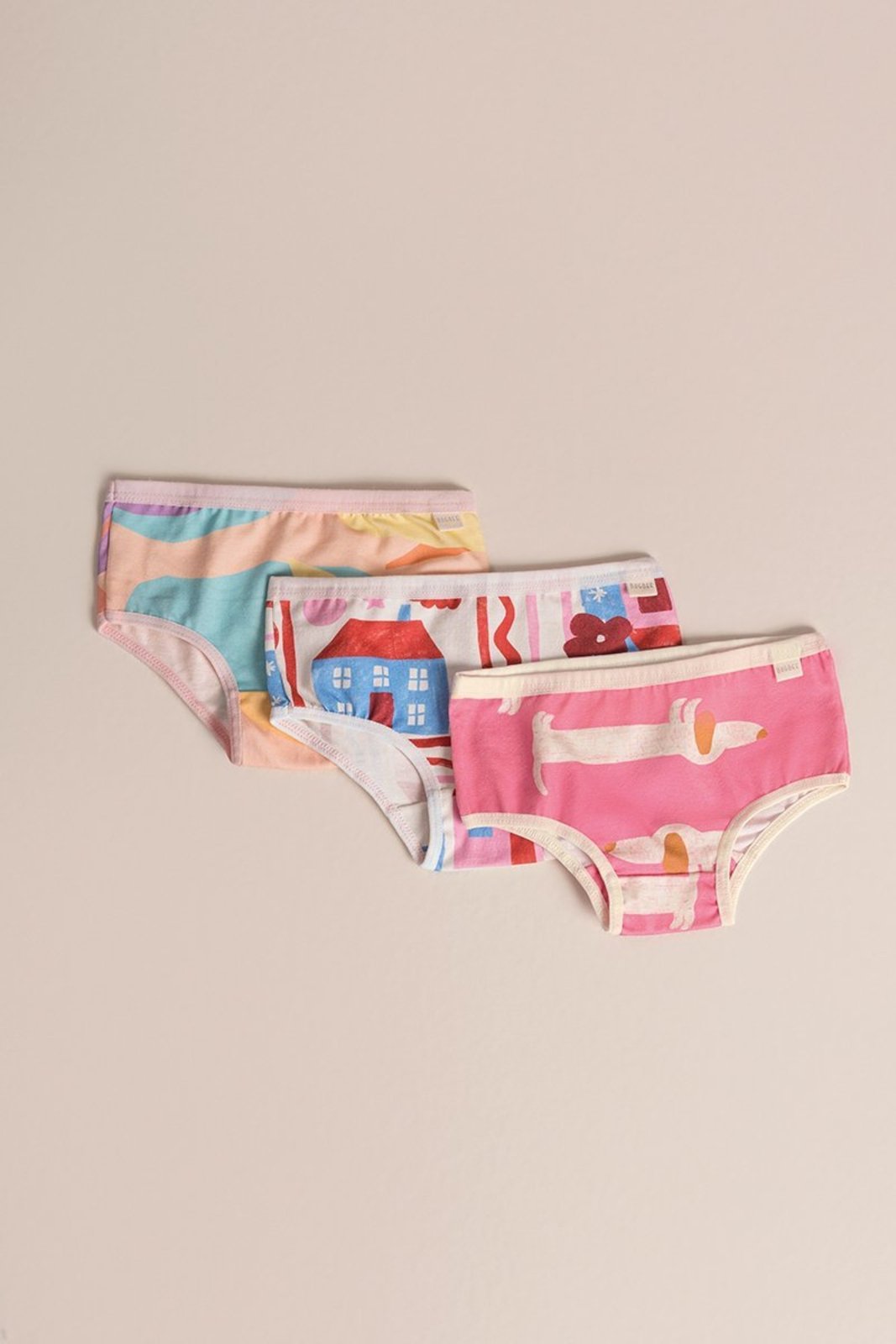 Kit Calcinha Infanitl Bugbee Estampada