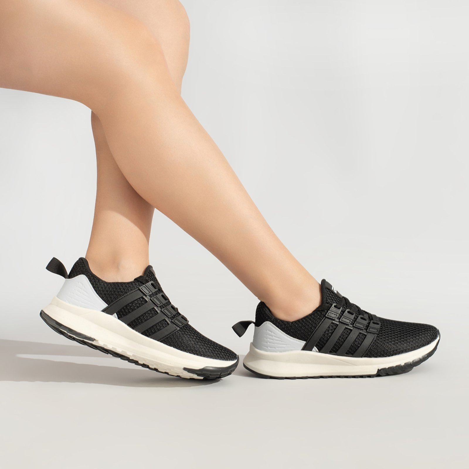 Tênis Academia Feminino Esportivo Let’s Run Preto