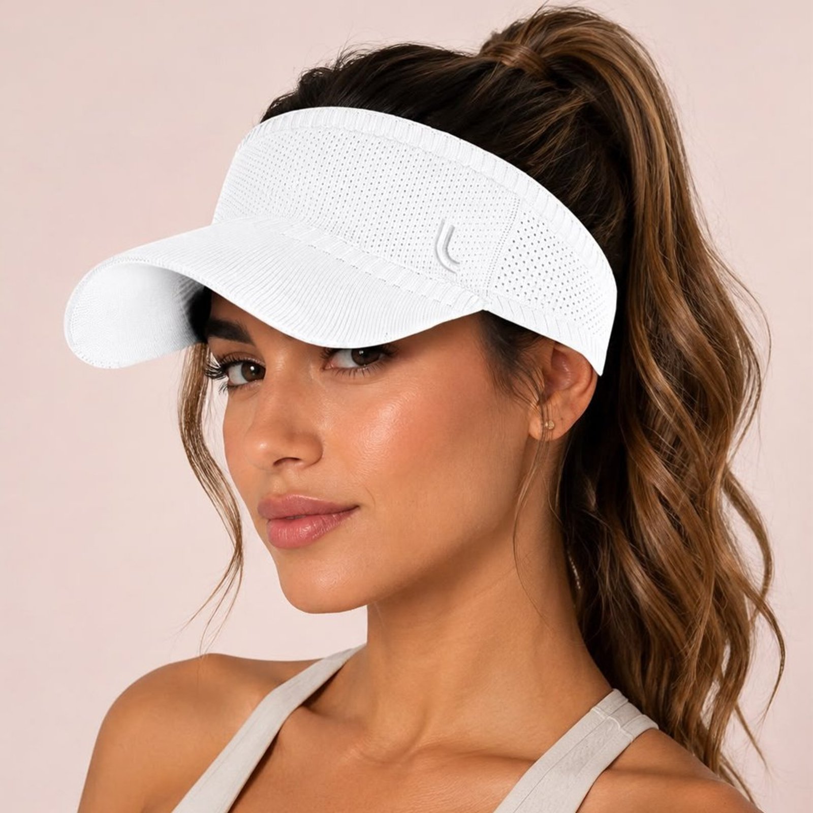 Viseira Lupo Knit LSport Importada Branco