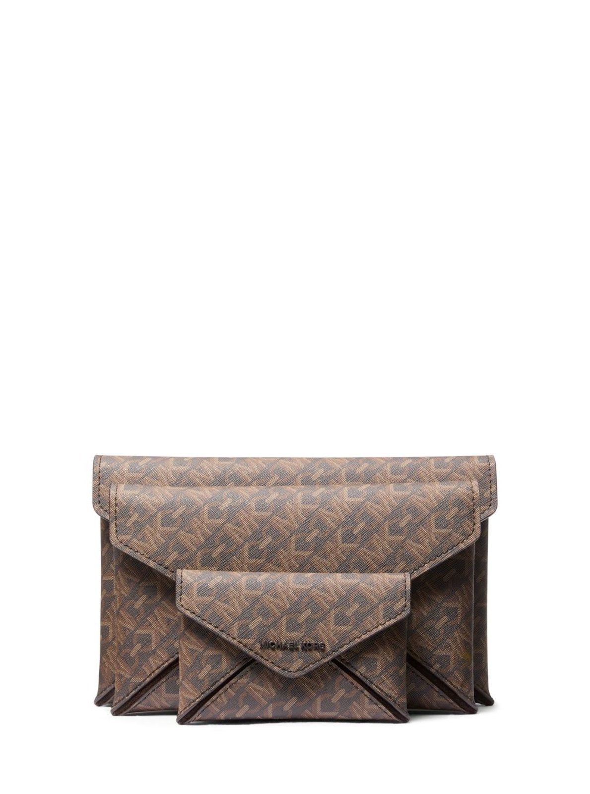 Vista 2 Carteira Envelope Jordi 3 Em 1 Empire Logo 32F4t9jd7b200 Michael Kors marrom