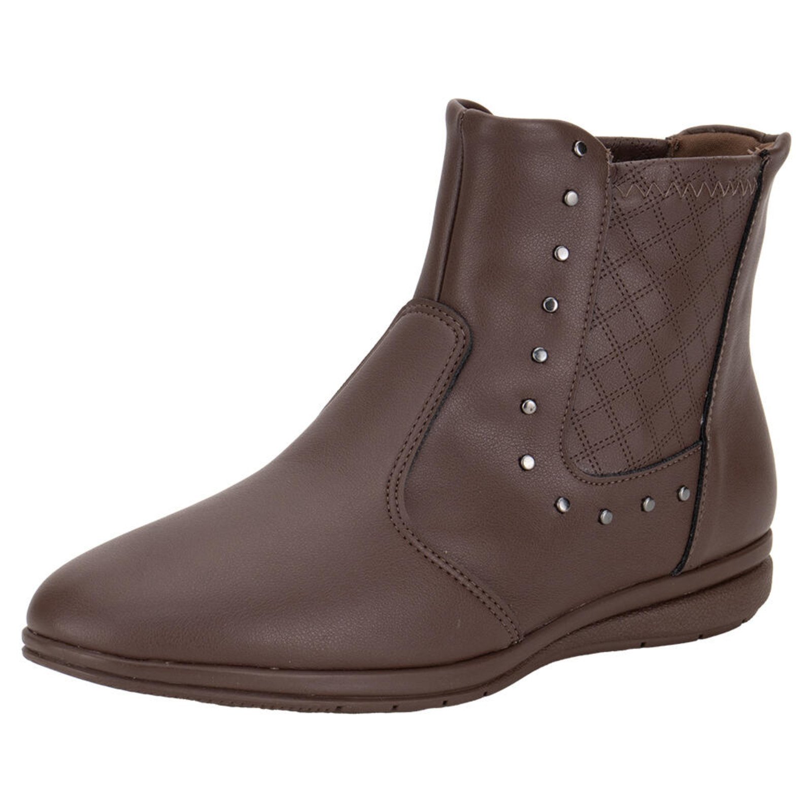 Bota Feminina Cano Baixo Piccadilly 261036 0080610 Marrom