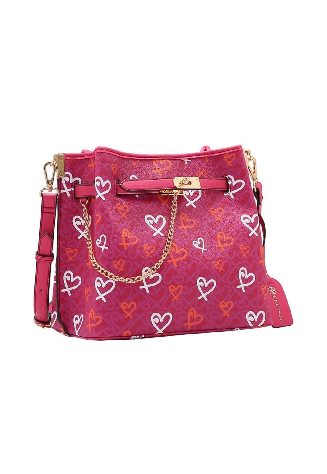 Bolsa Feminina Chenson Classic Heart Pink 3484785