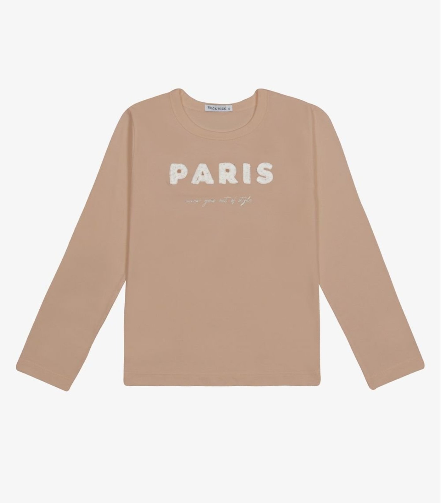 Infantil - Blusa Feminina Cotton Trick Nick Marrom