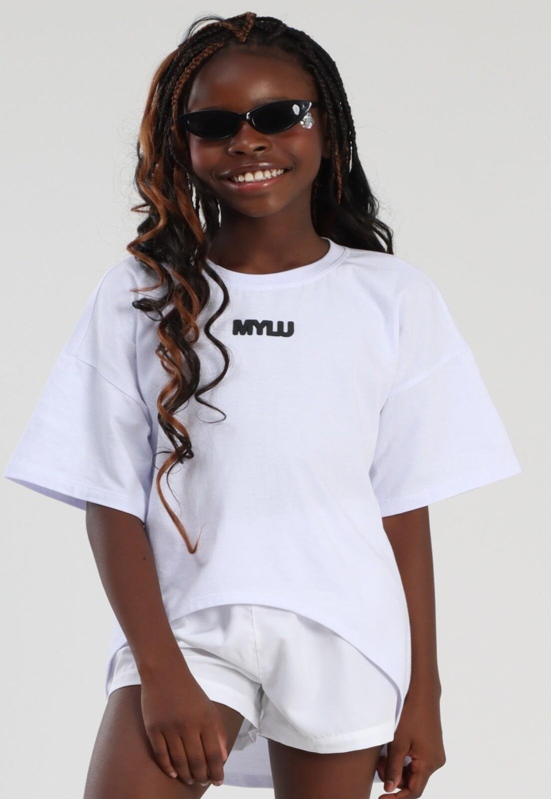 Infantil – Conjunto Shots Menina MYLU 10 Branco