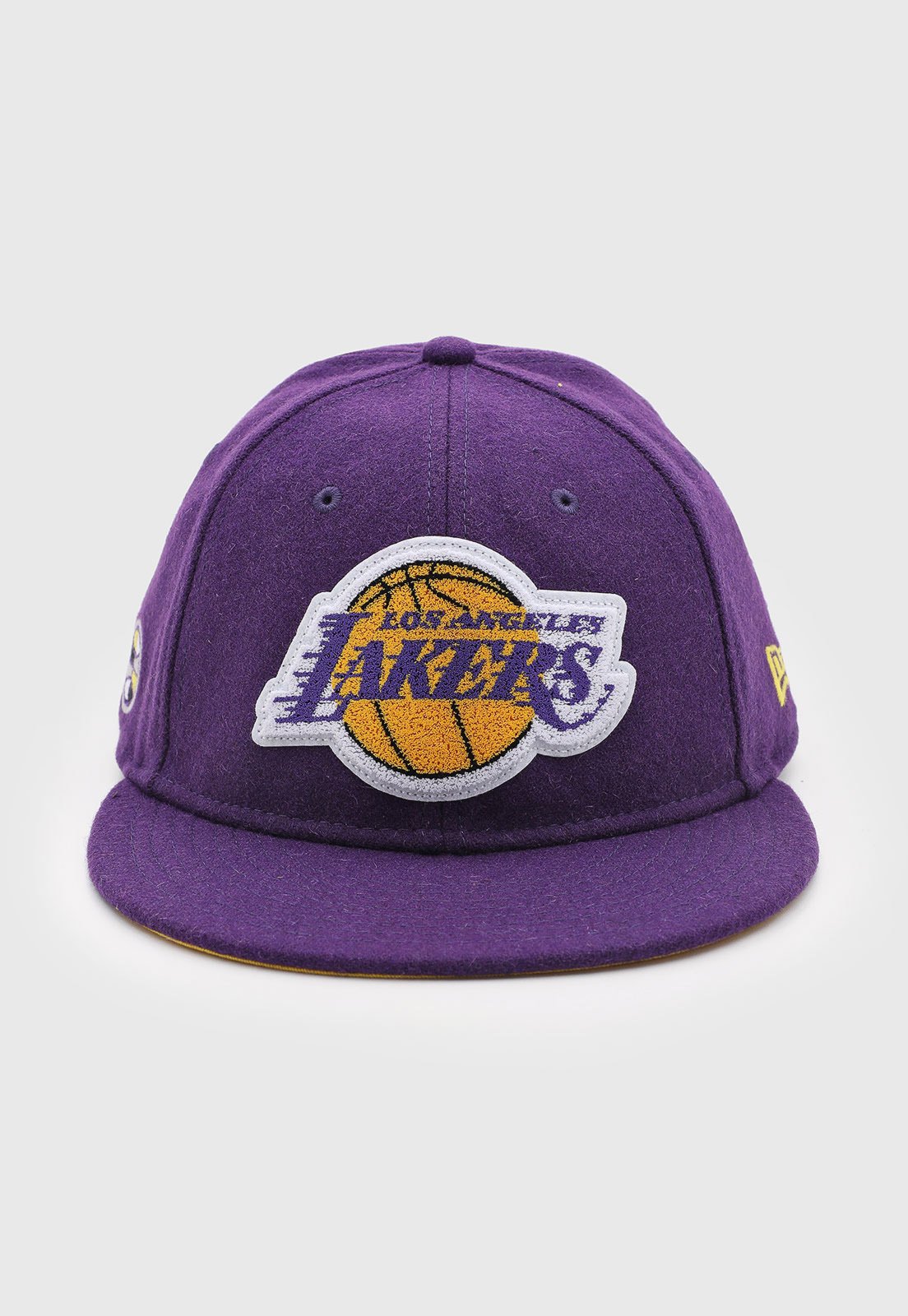Boné New Era Chenille Woven Los Angeles Lakers Roxo