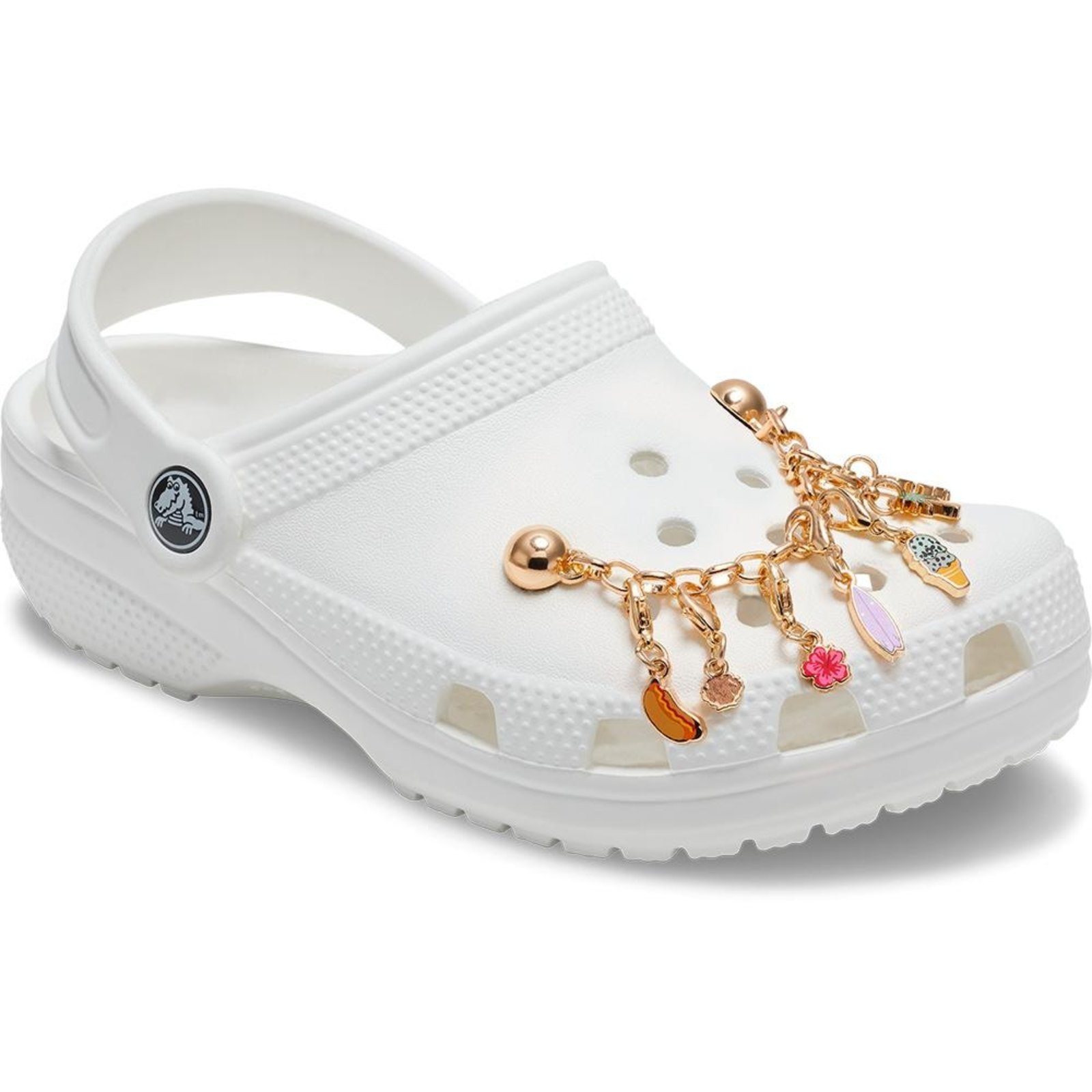 Vista 3 Infantil - Jibbitz™ Corrente Tropical Removível Crocs branco