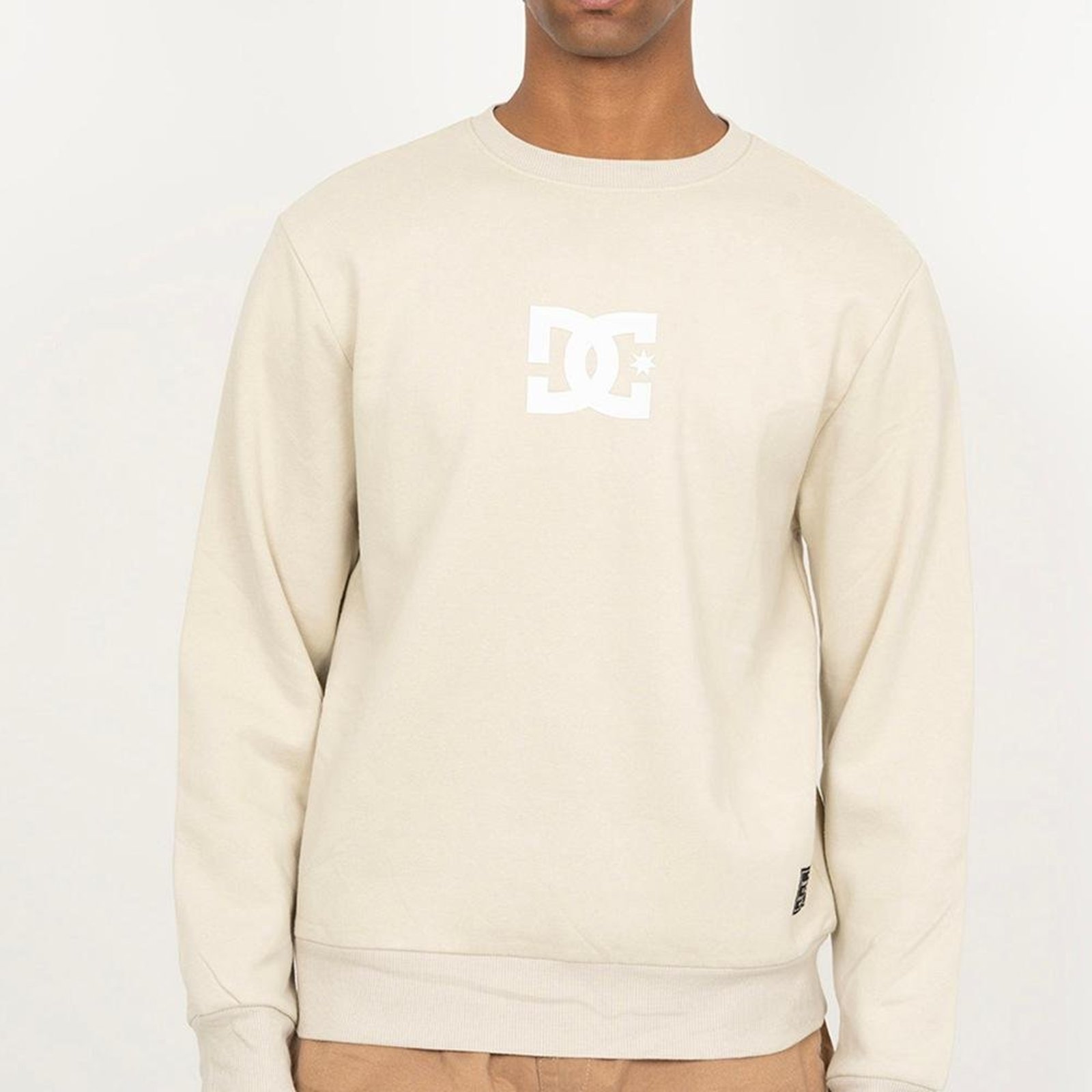 Moletom DC Shoes Careca DC Star WT26 Masculino Bege
