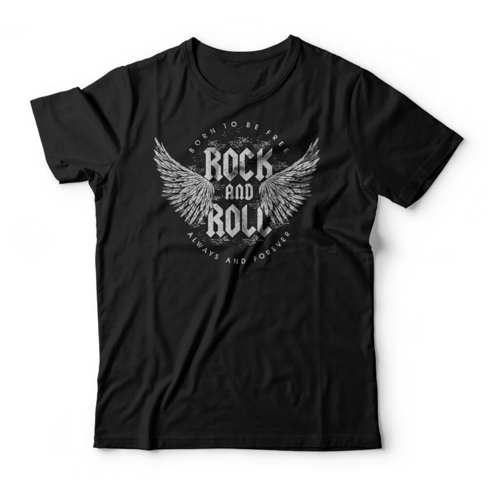 Camiseta Rock And Roll – Preto – Casual – Studio Geek
