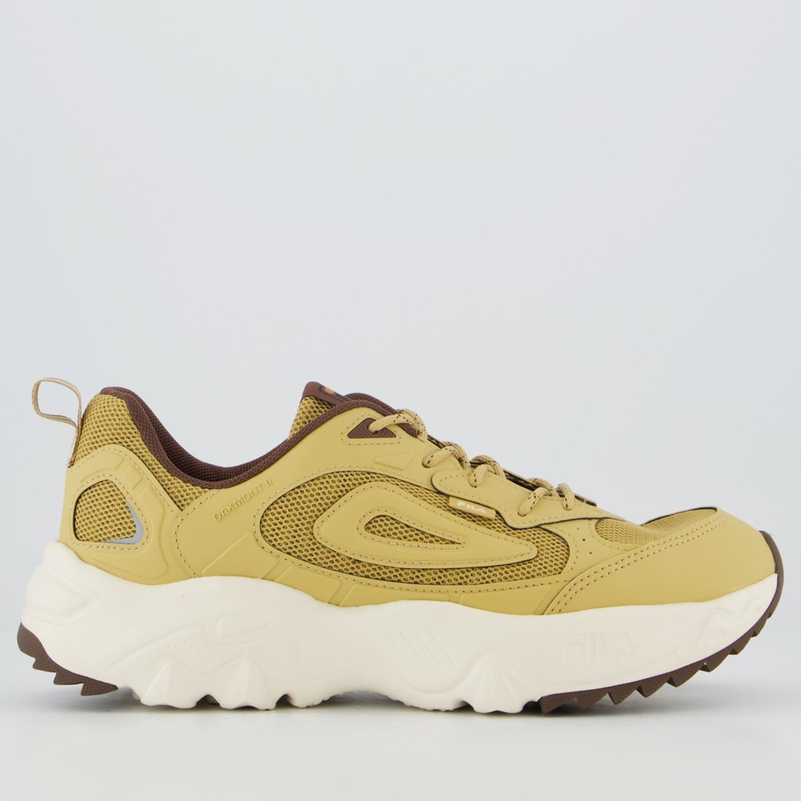 Tenis Fila Oakmont 2 Bege e Marrom