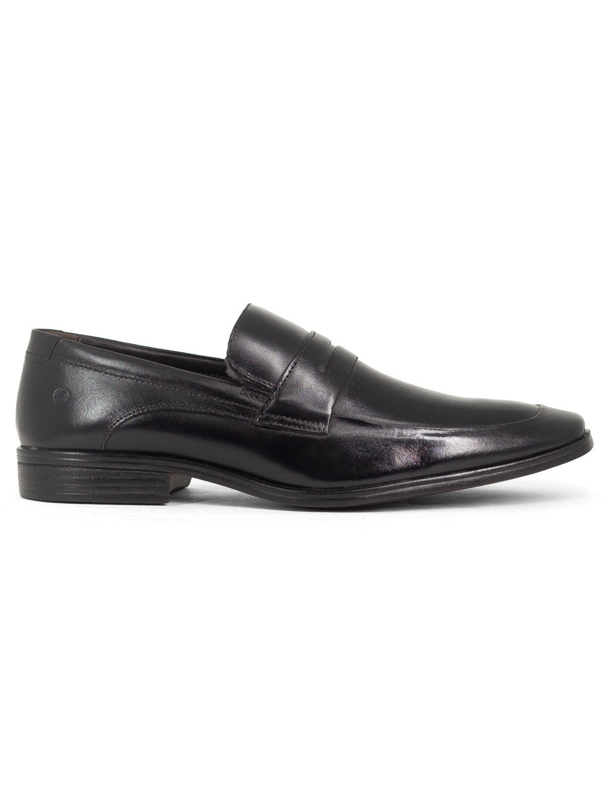 Sapato Masculino Democrata Metropolitan Vega Social Couro Comfort Preto