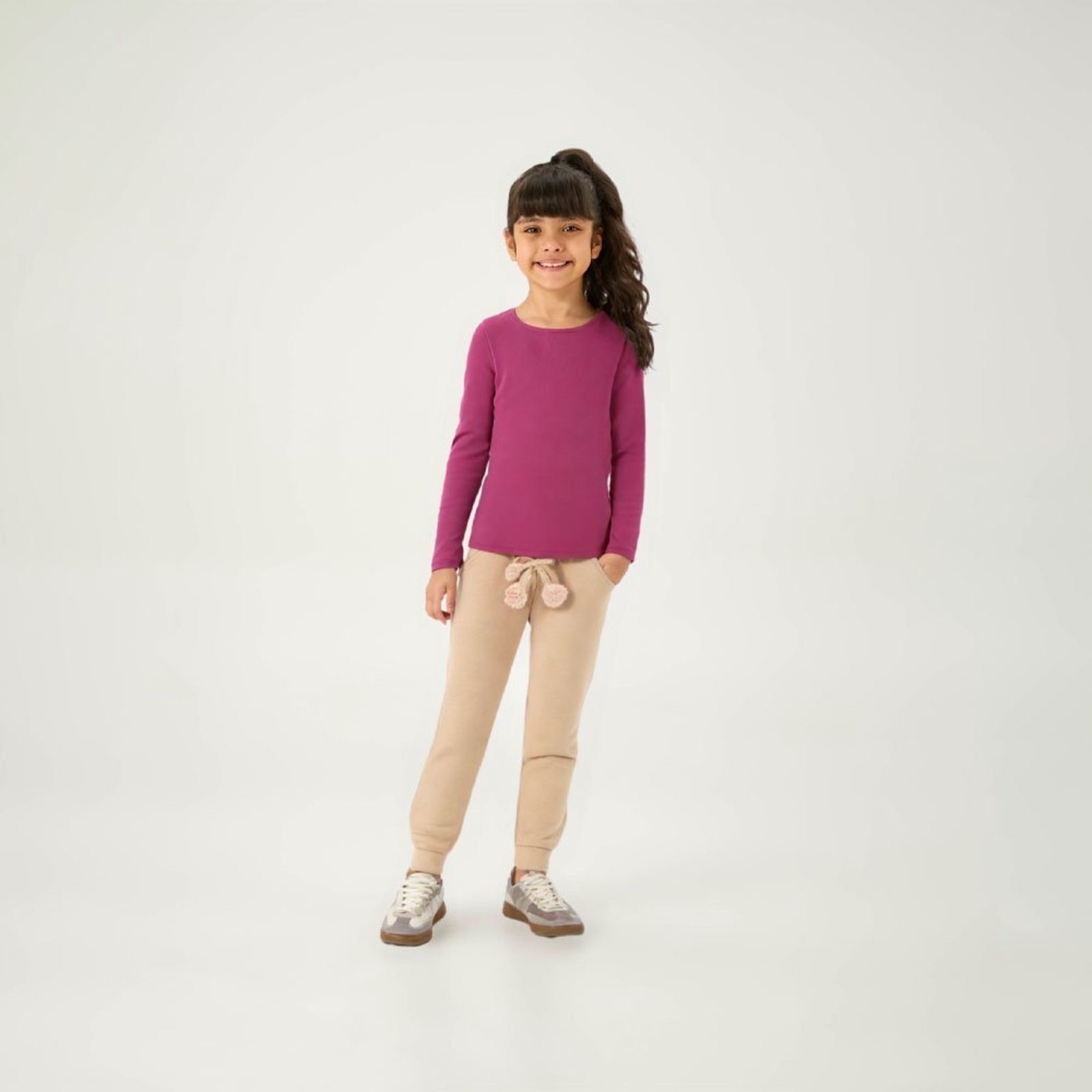 Infantil - Calça Marrom Pulla Bulla Menina - 55323-1343