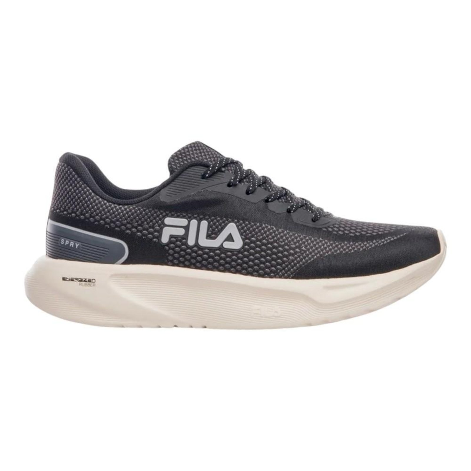 Tênis Fila Spry Preto e Cinza Masculino Preto