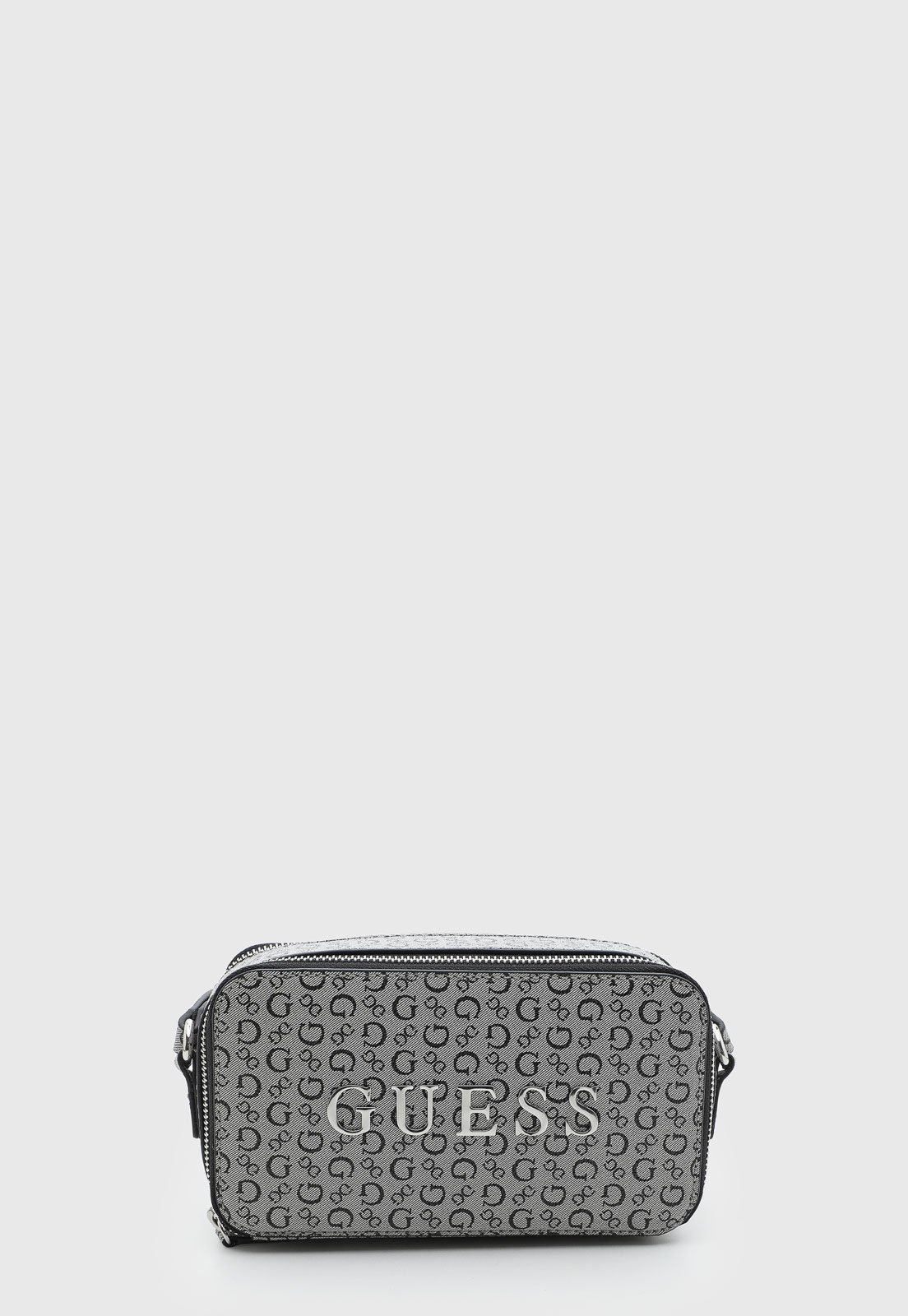 Bolsa Feminina Guess Pequena Logo Cinza
