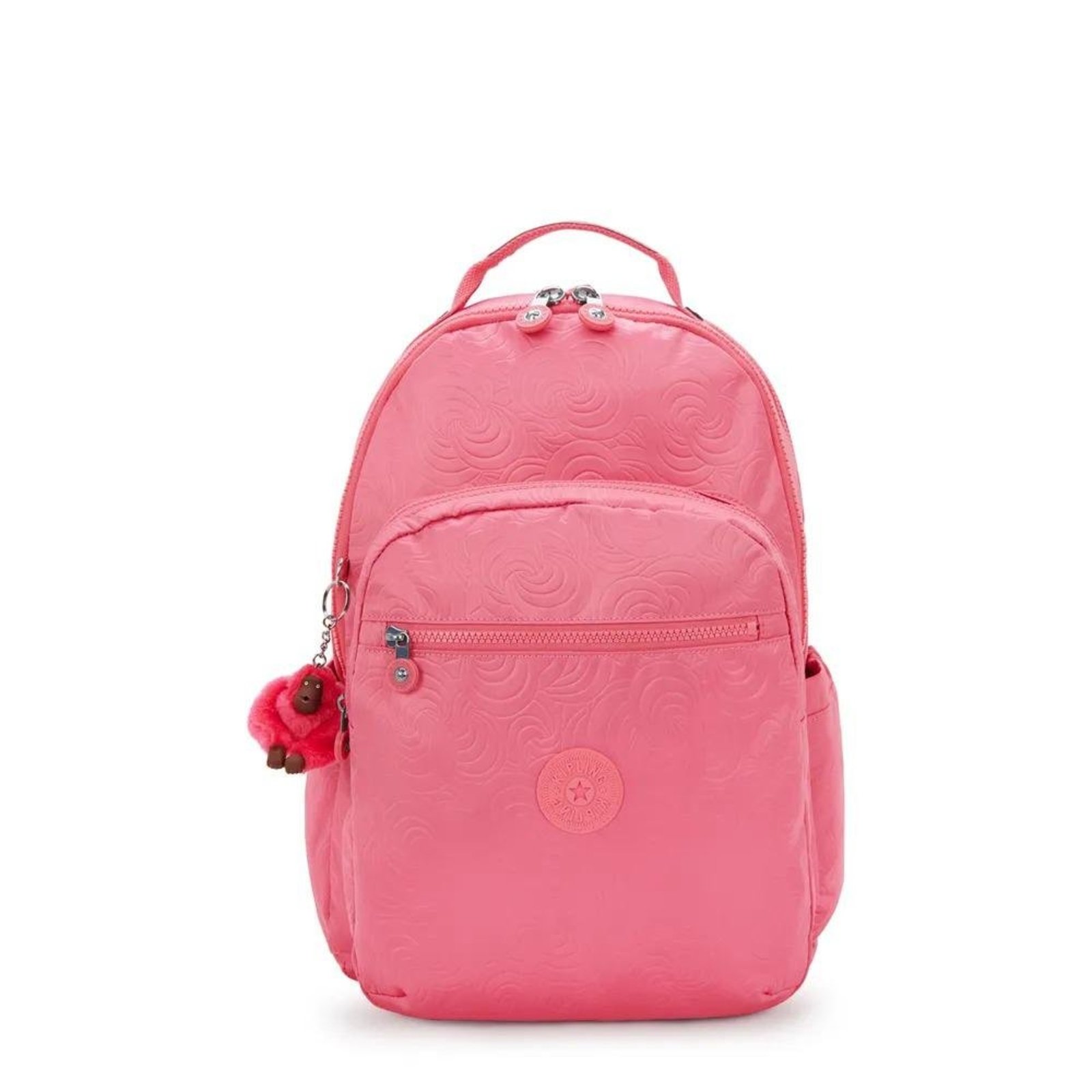 Mochila Kipling Seoul Lap Pink Swirl Emb