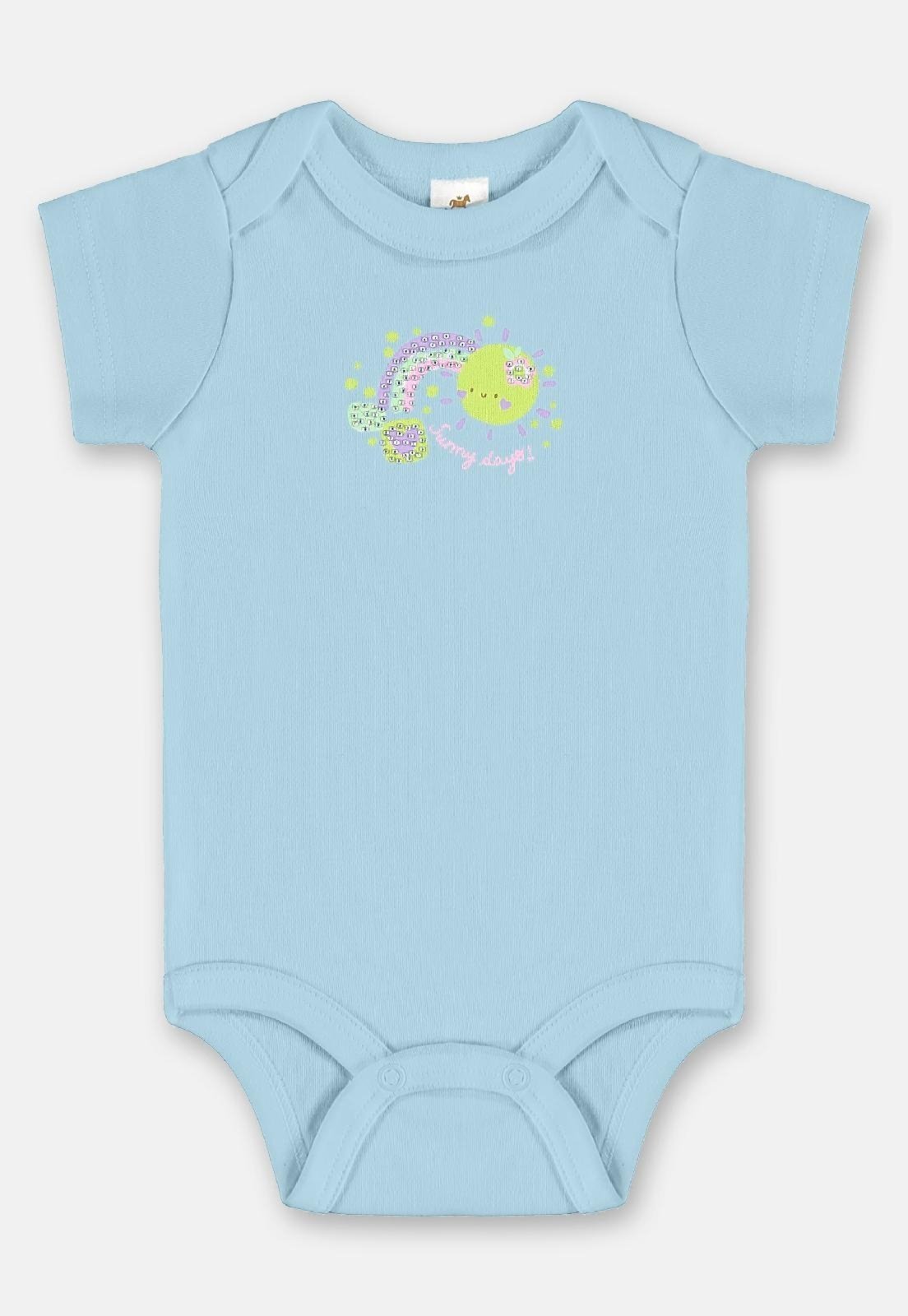 Vista 2 Infantil - Body Essentials Strass Up Baby azul Up Baby azul