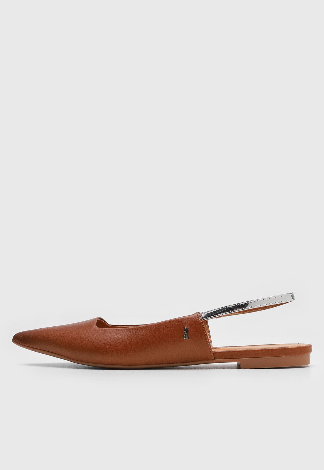 Sapatilha Slingback Santa Lolla Lisa Caramelo