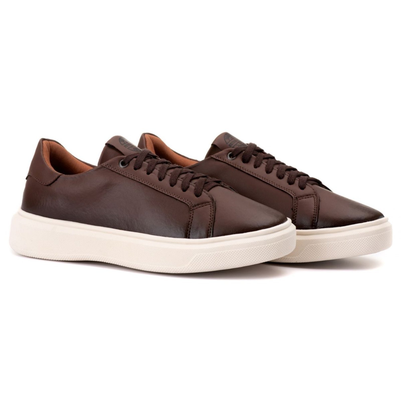 Sapatenis Tenis Casual Masculino Marrom Original Adulto Estilo Shoes