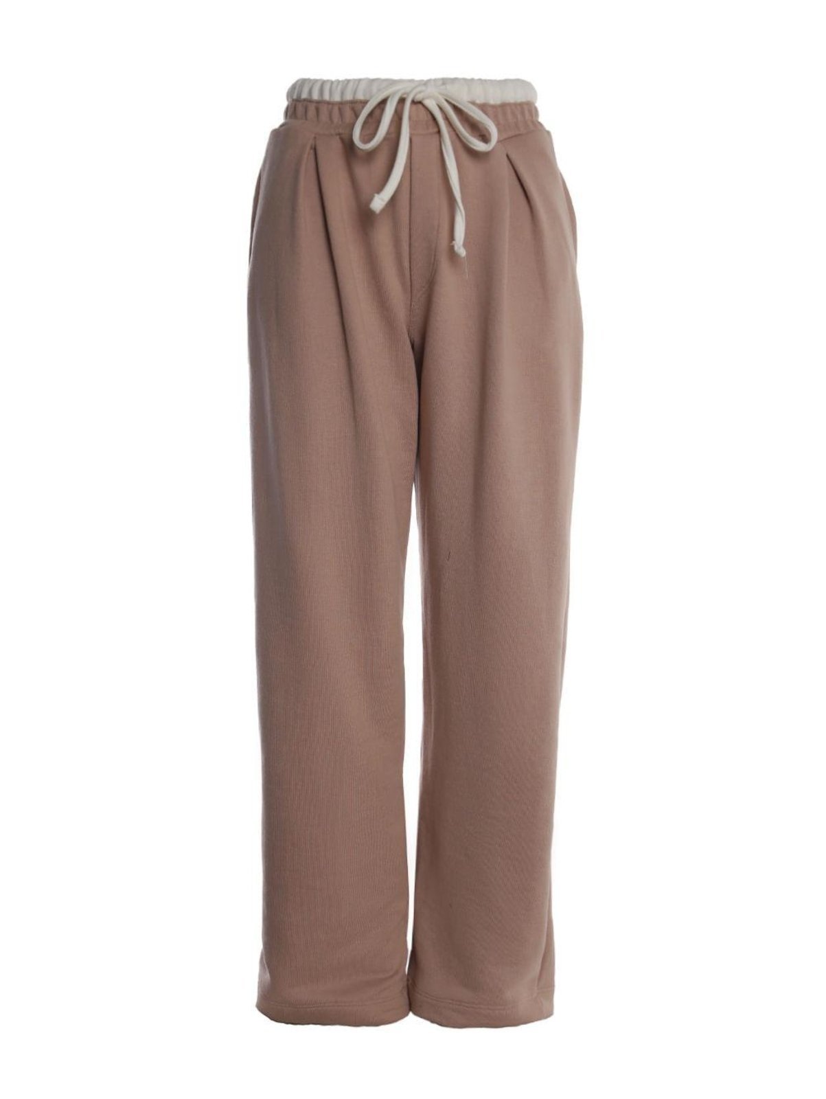 Vista 2 Calça Moletom Wide Leg Autentique Feminina bege Autentique bege
