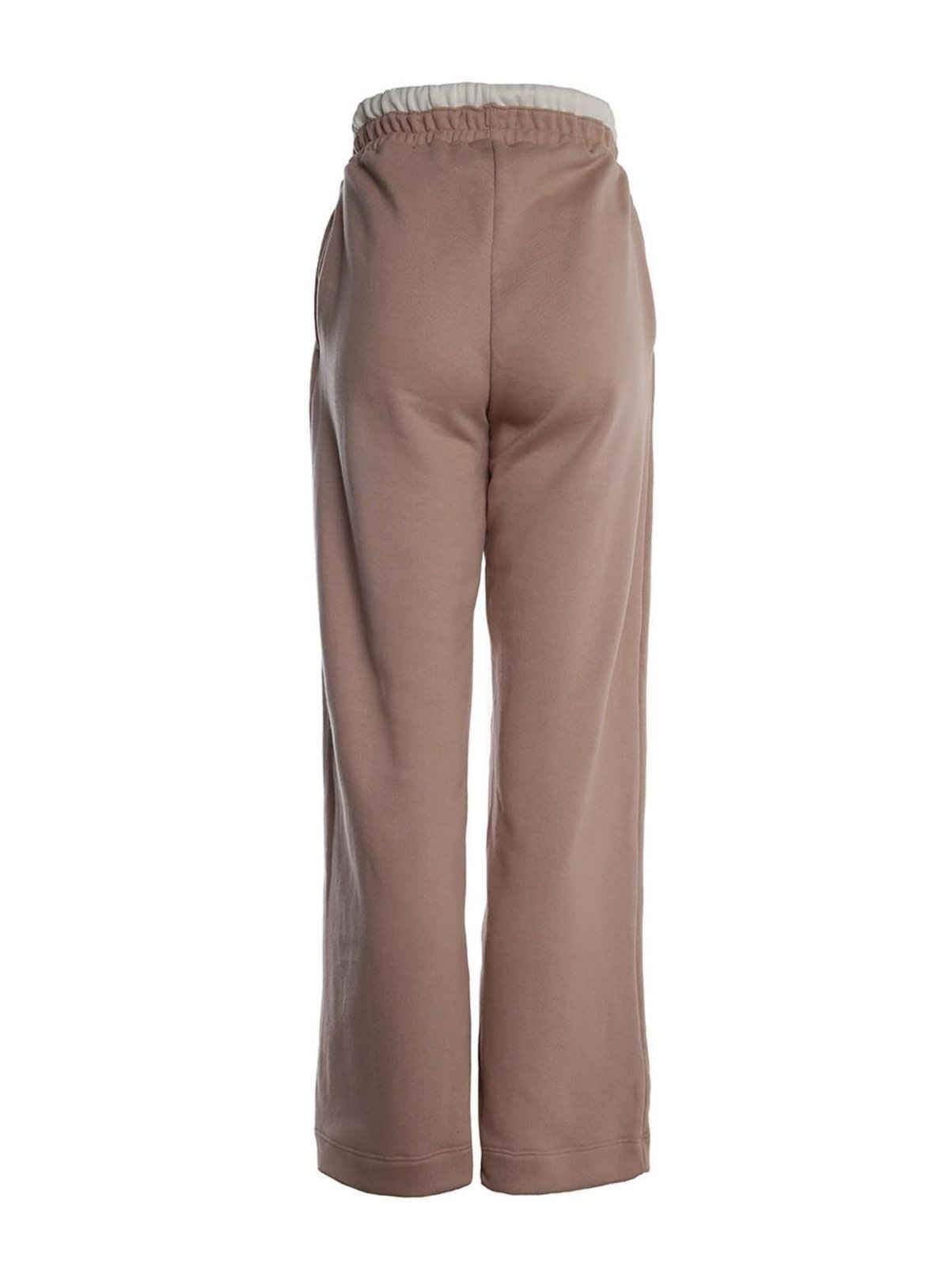 Vista 3 Calça Moletom Wide Leg Autentique Feminina bege Autentique bege