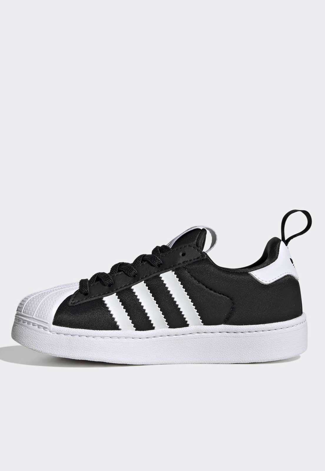 Infantil - Tênis adidas Originals Superstar Quickon Preto