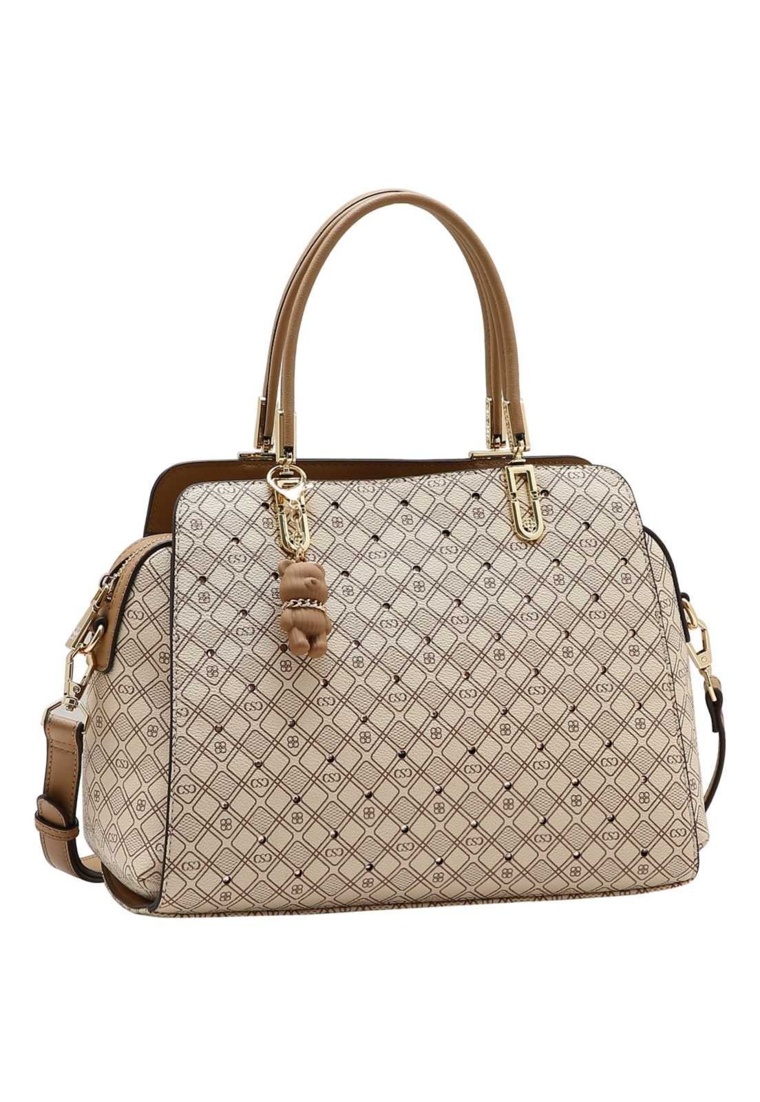 Bolsa Feminina Chenson Mão New Cristal 3485756 Nude