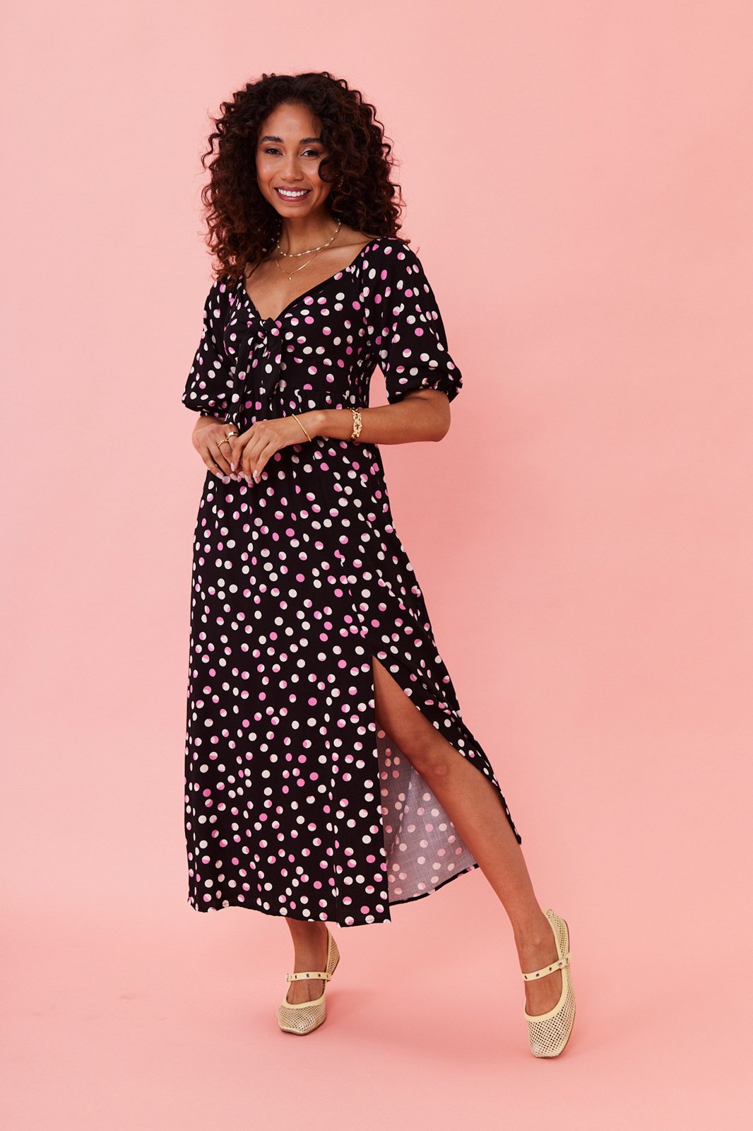 Vestido In Love Maiara Poa Colorido