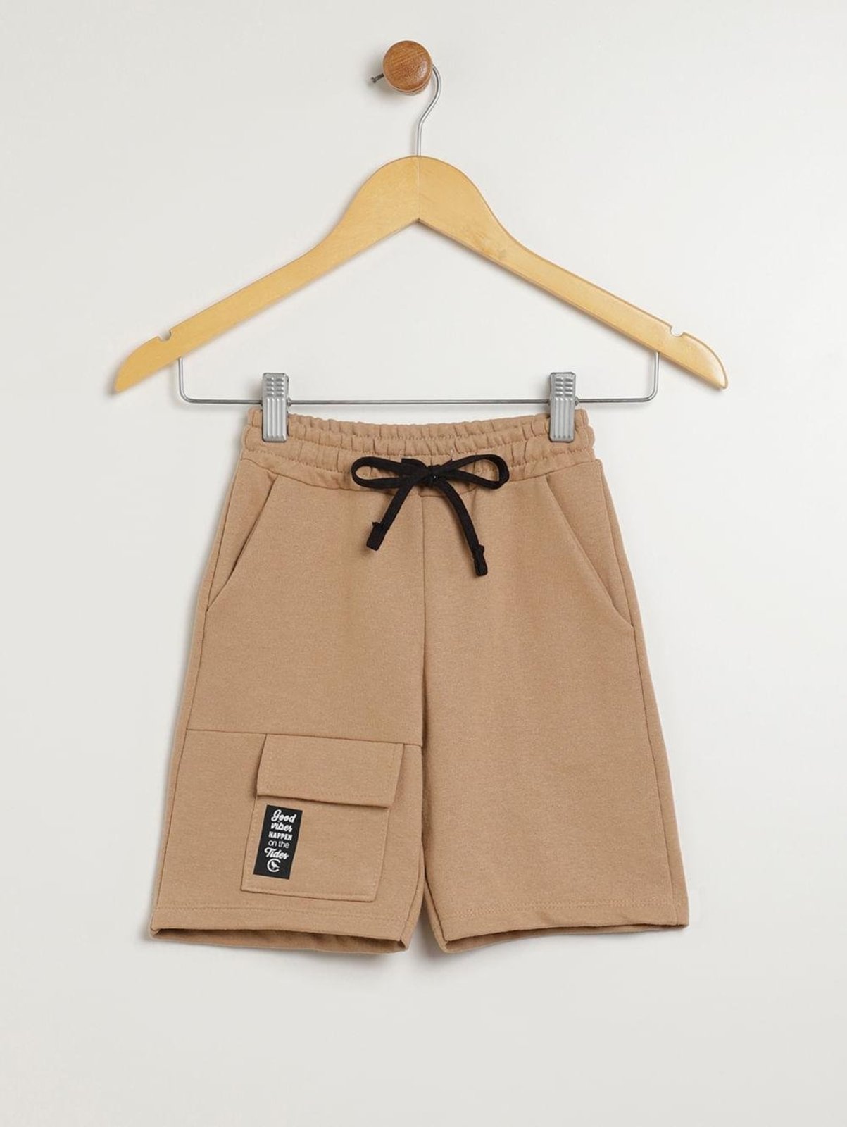 Infantil - Bermuda Cargo Para Menino - BEGE