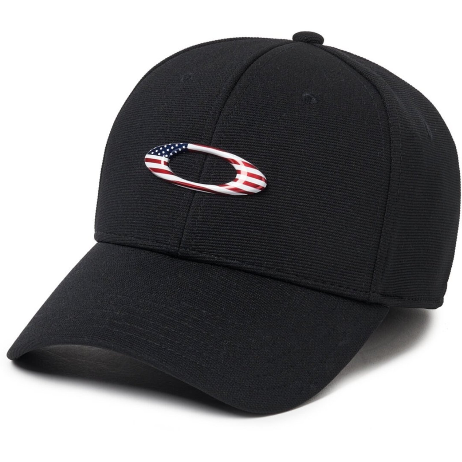 Boné Oakley Tincan - BLACK/AMERICAN FLAG