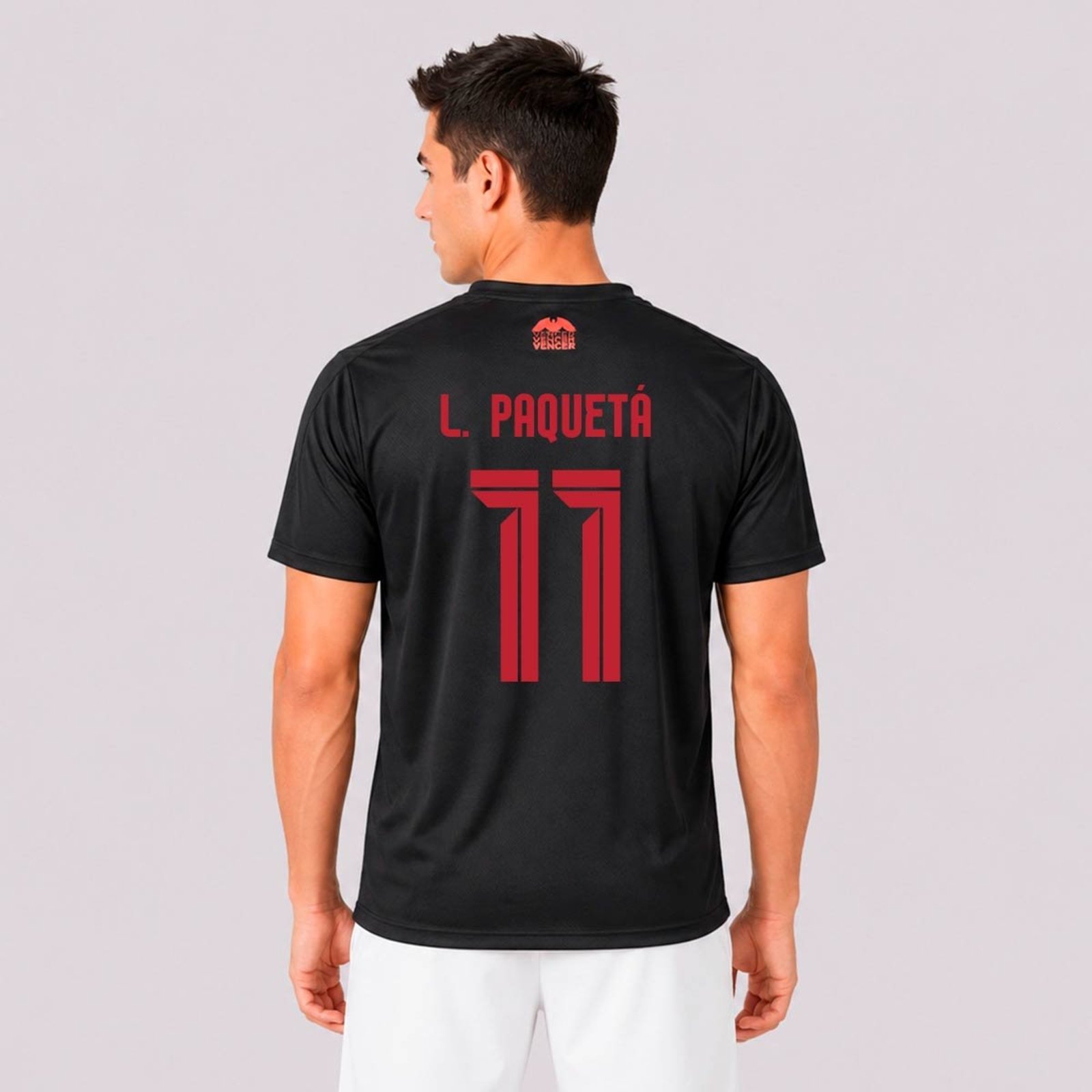 Camisa Flamengo Energy Preta 11 L. Paquetá
