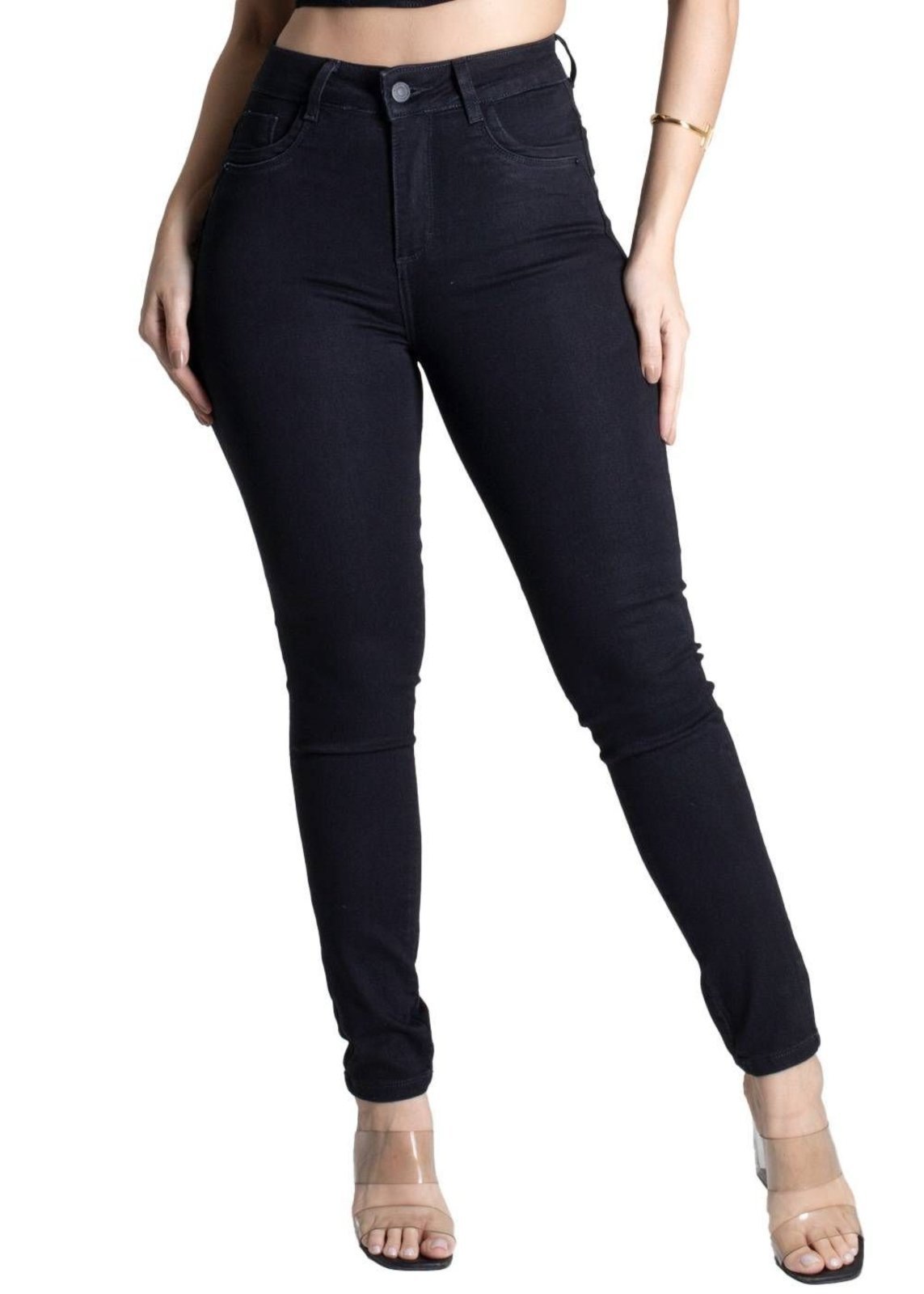 Calça Sarja Sawary Levanta Bumbum – 275004 – Preto – SAWARY