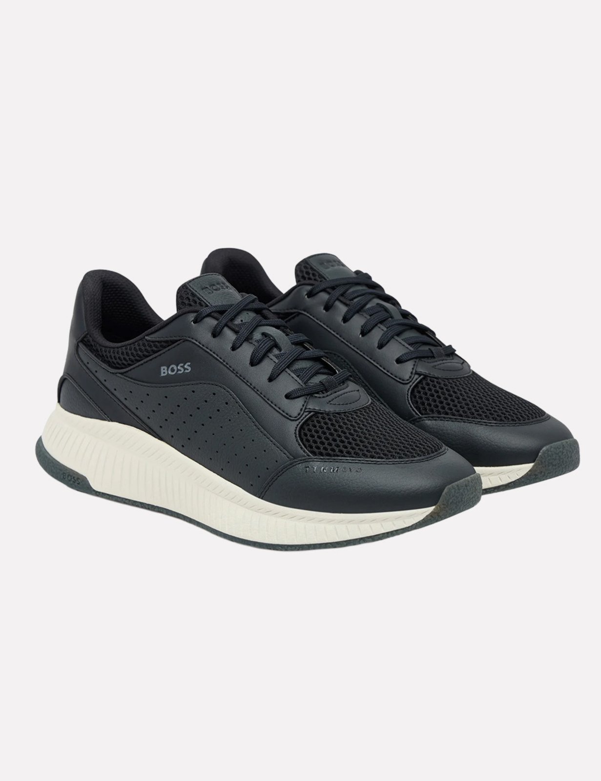 Vista 3 Tênis Hugo Boss Masculino Ttnm Evo Runn Meltb preto preto