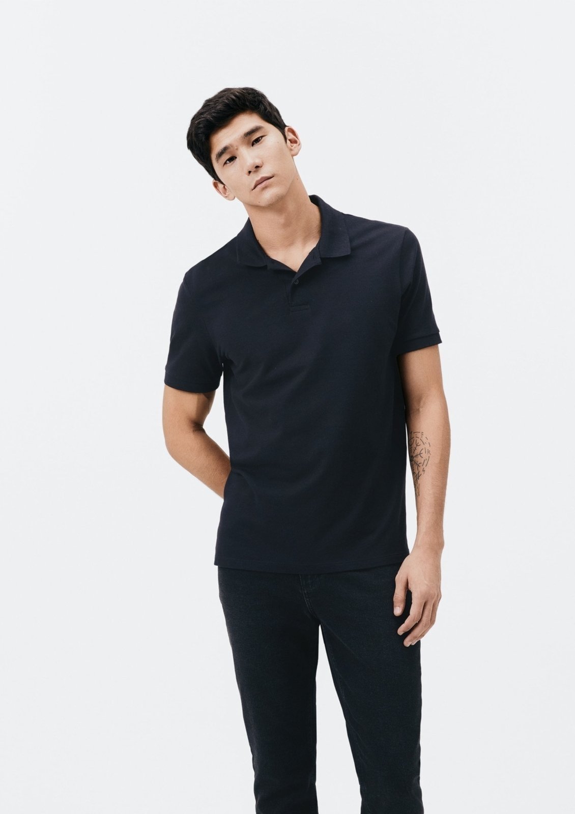 Camisa Básica Masculina Polo Piquet Regular