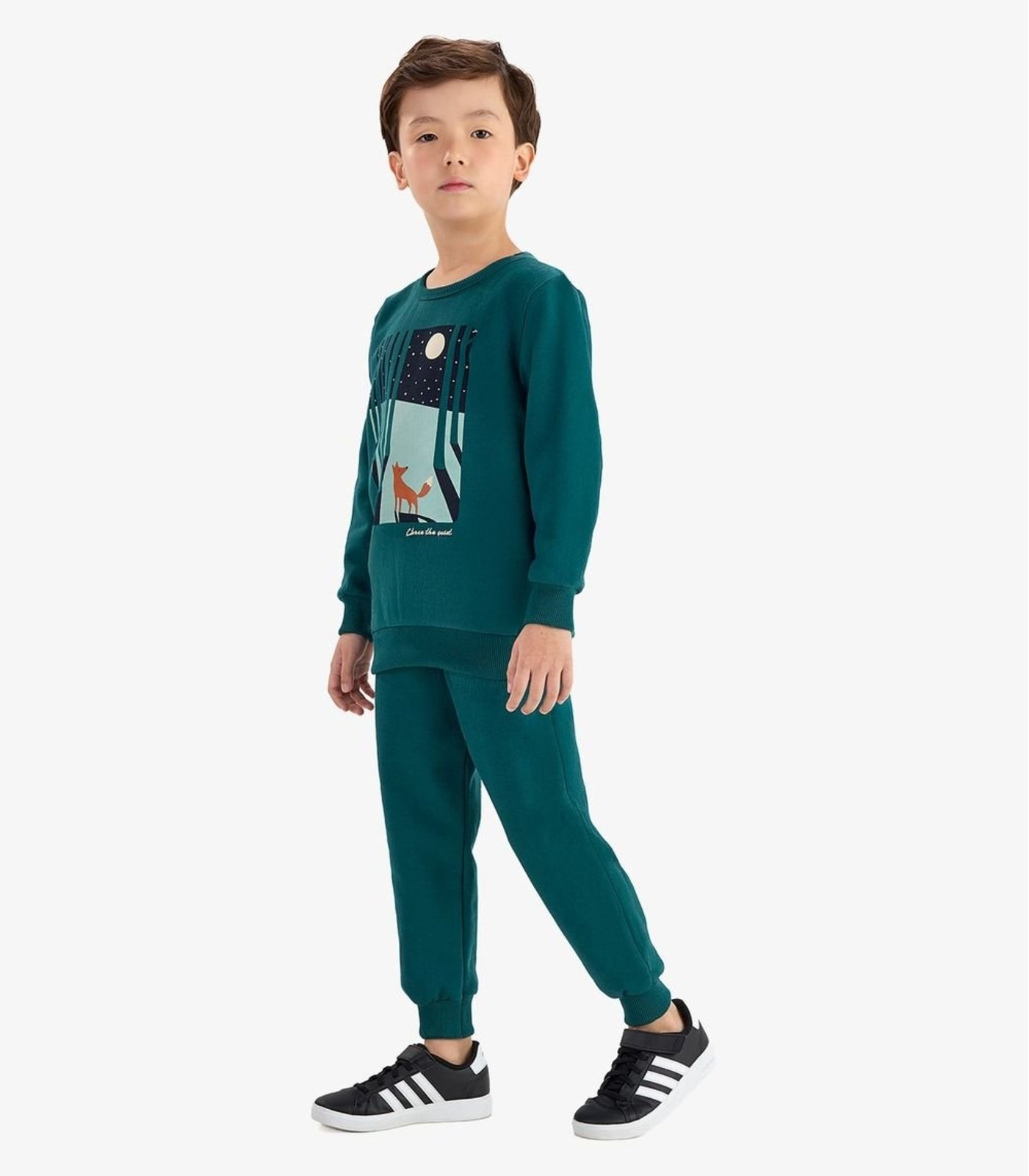 Infantil - Conjunto Blusão e Calça Moletom Rovi Verde