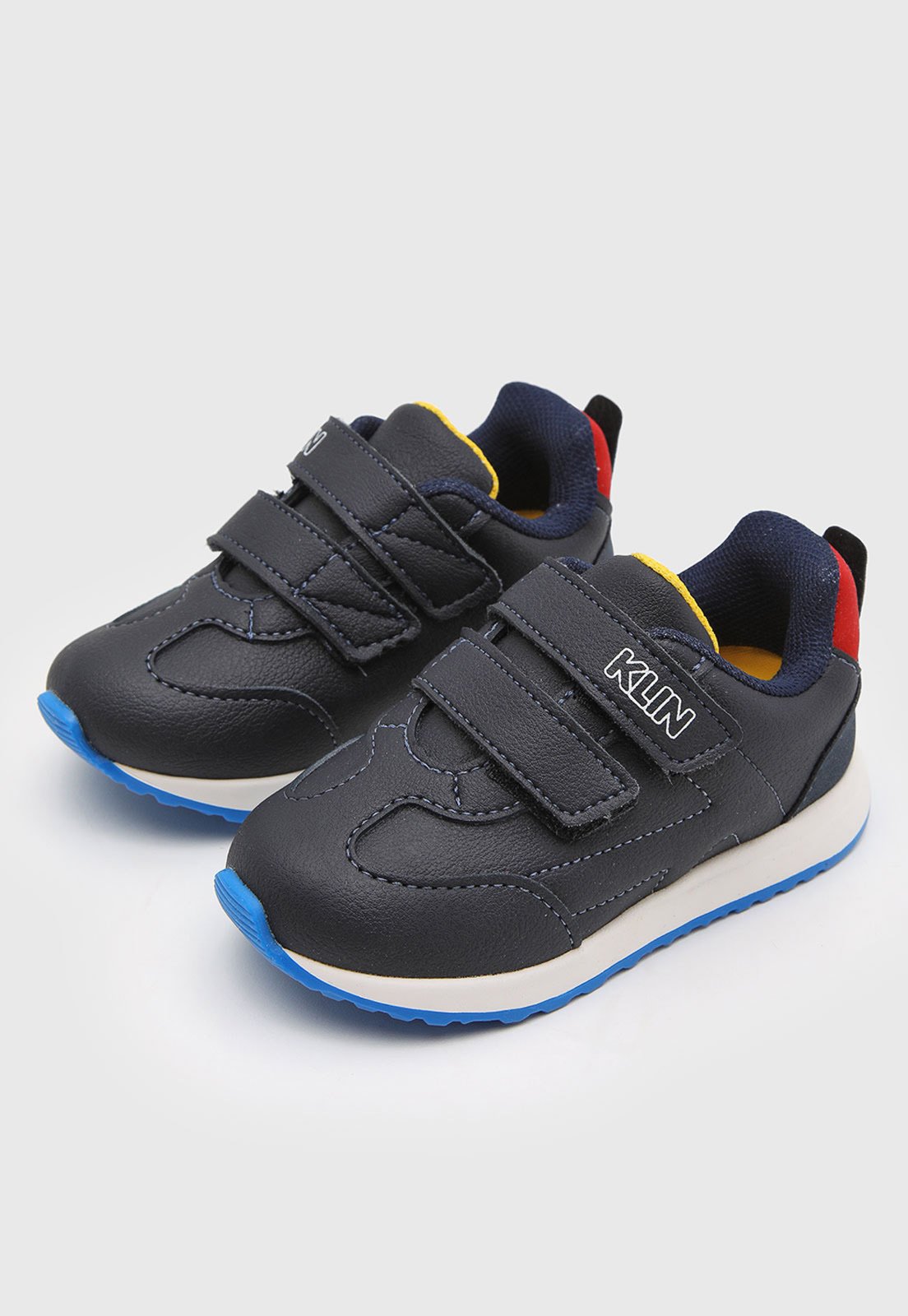 Infantil - Tênis Klin Cano Baixo Azul Marinho