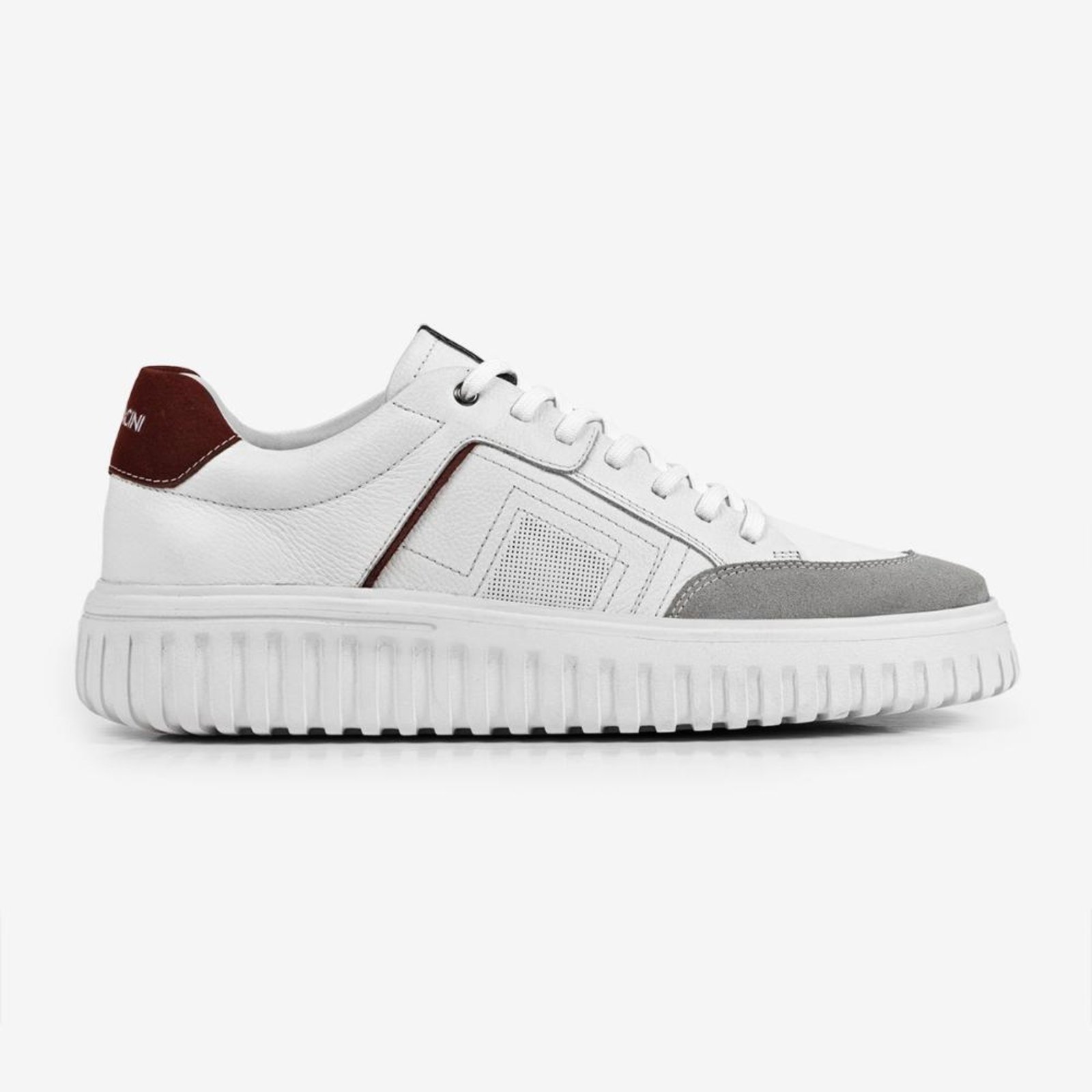 Tênis Casual Ferracini Still Branco de Couro 8102-683C Branco