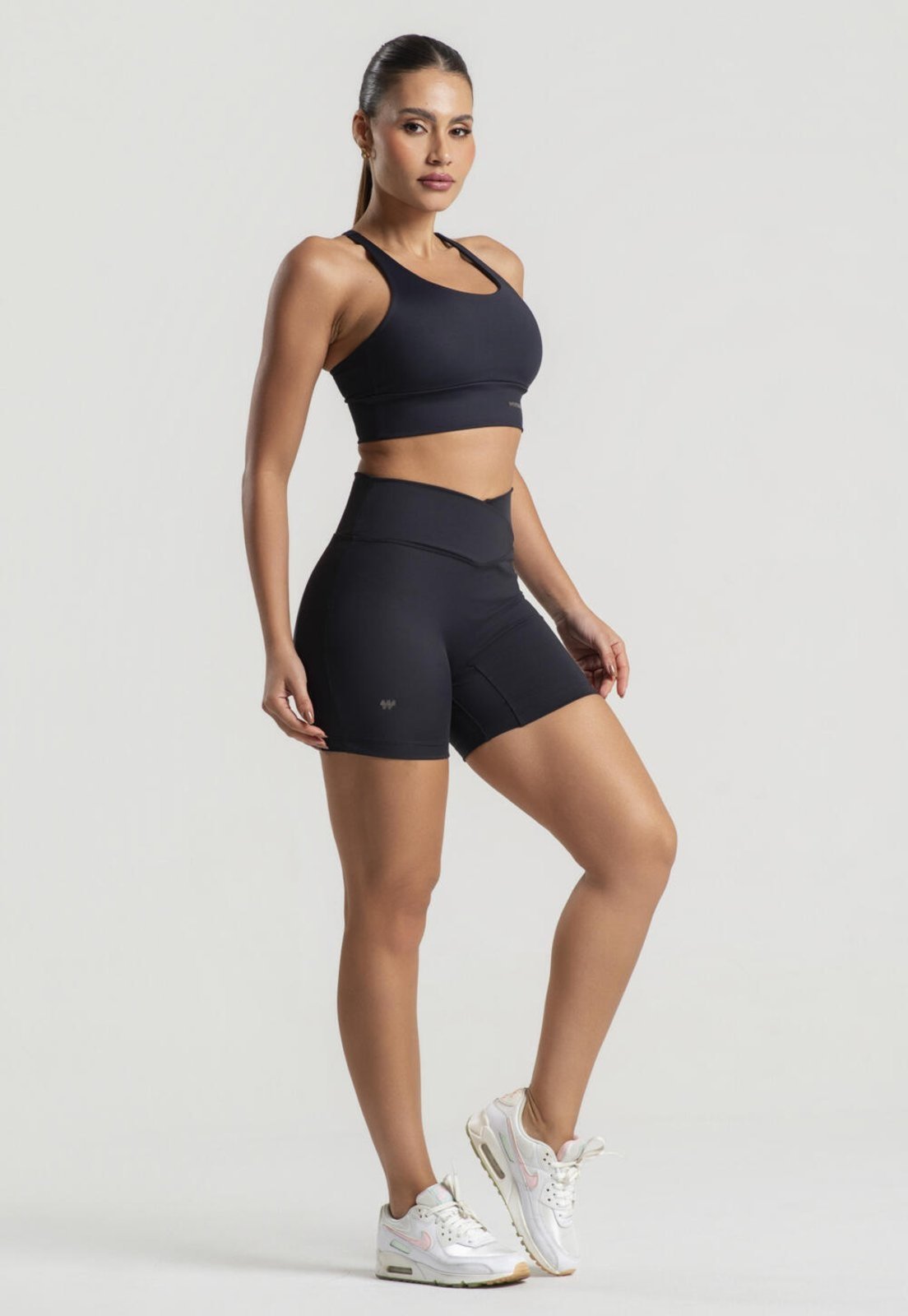Shorts Cós Cruzado Preto Wemood Sh005-001 Preto