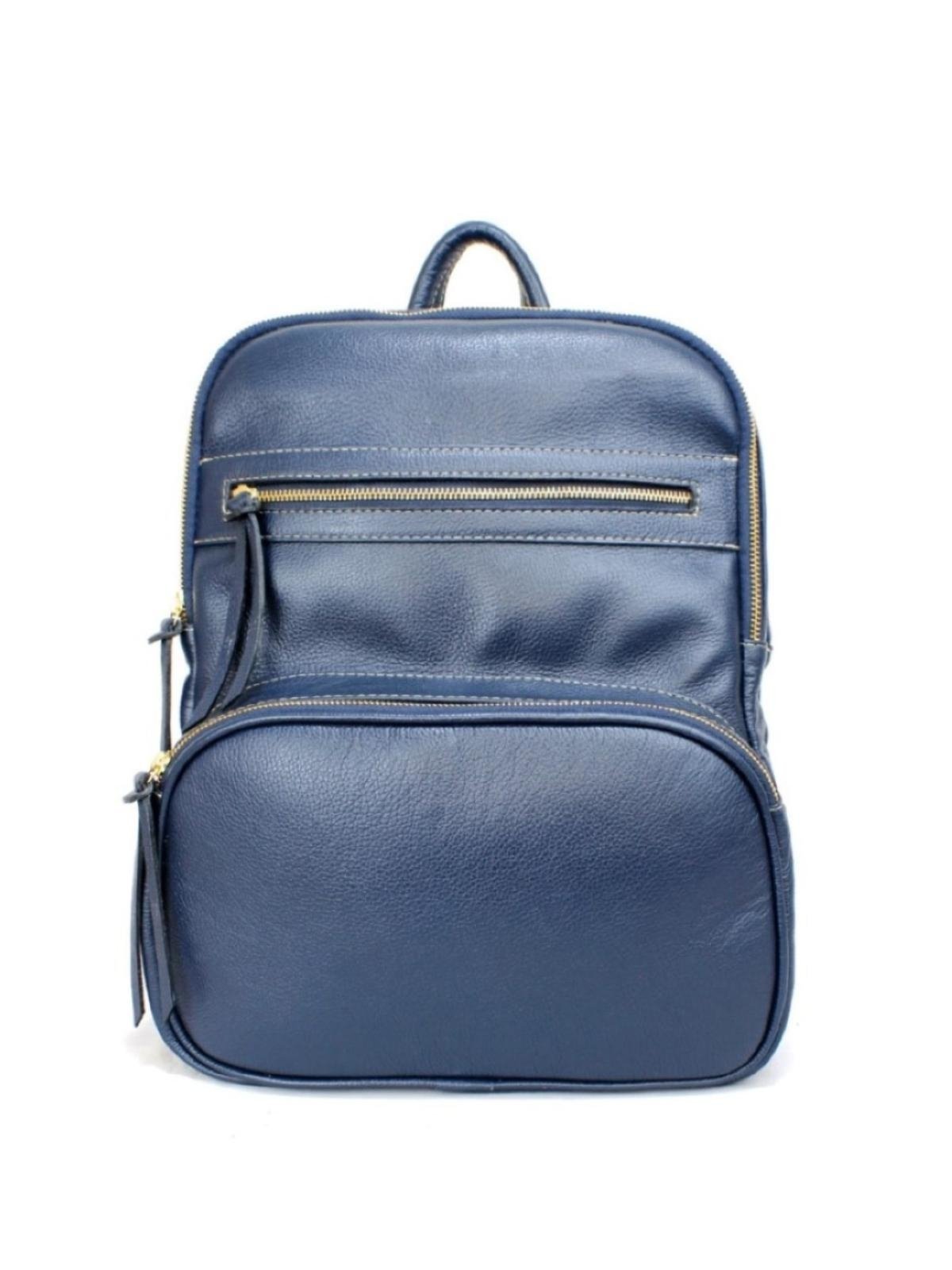 Mochila SN Couros Malta Azul