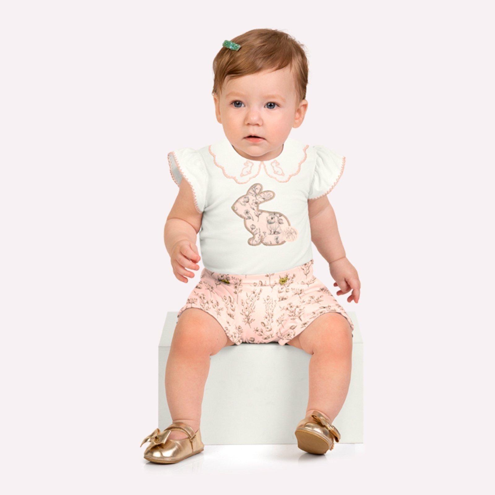 Infantil - Conjunto Menina Coelhinho Milon