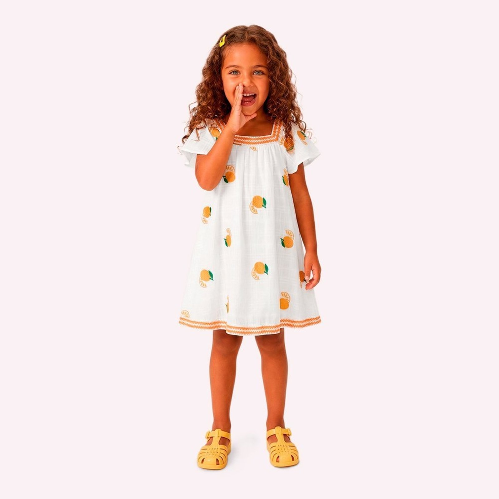 Infantil - Vestido Menina Limões Nanai