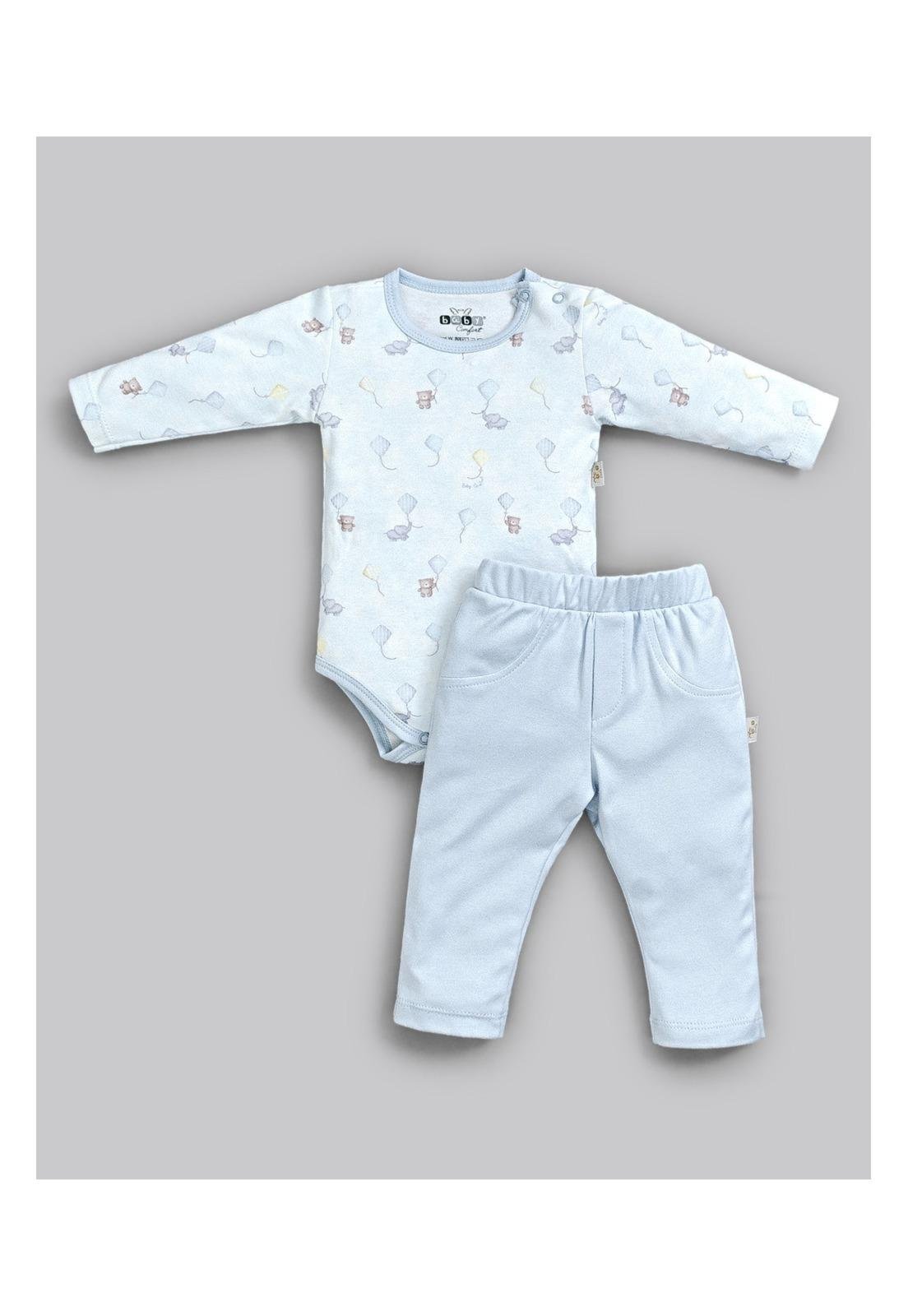 Infantil - Conjunto Body Calça Anjos Baby G Off-white