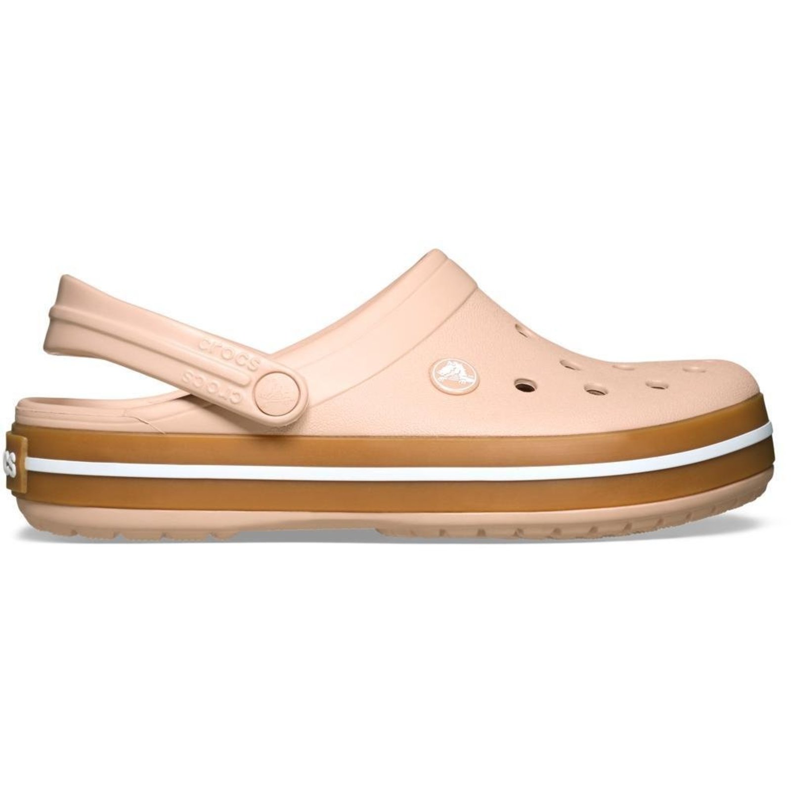Sandália Crocs Crocband Gum Clog Blush Bege