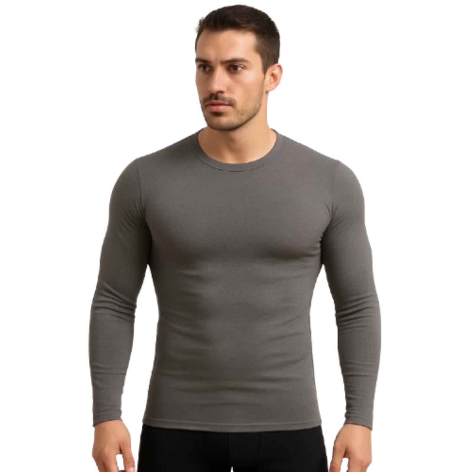 Blusa Manga Longa UV Reflexo Íntimo Proteção Solar Cinza