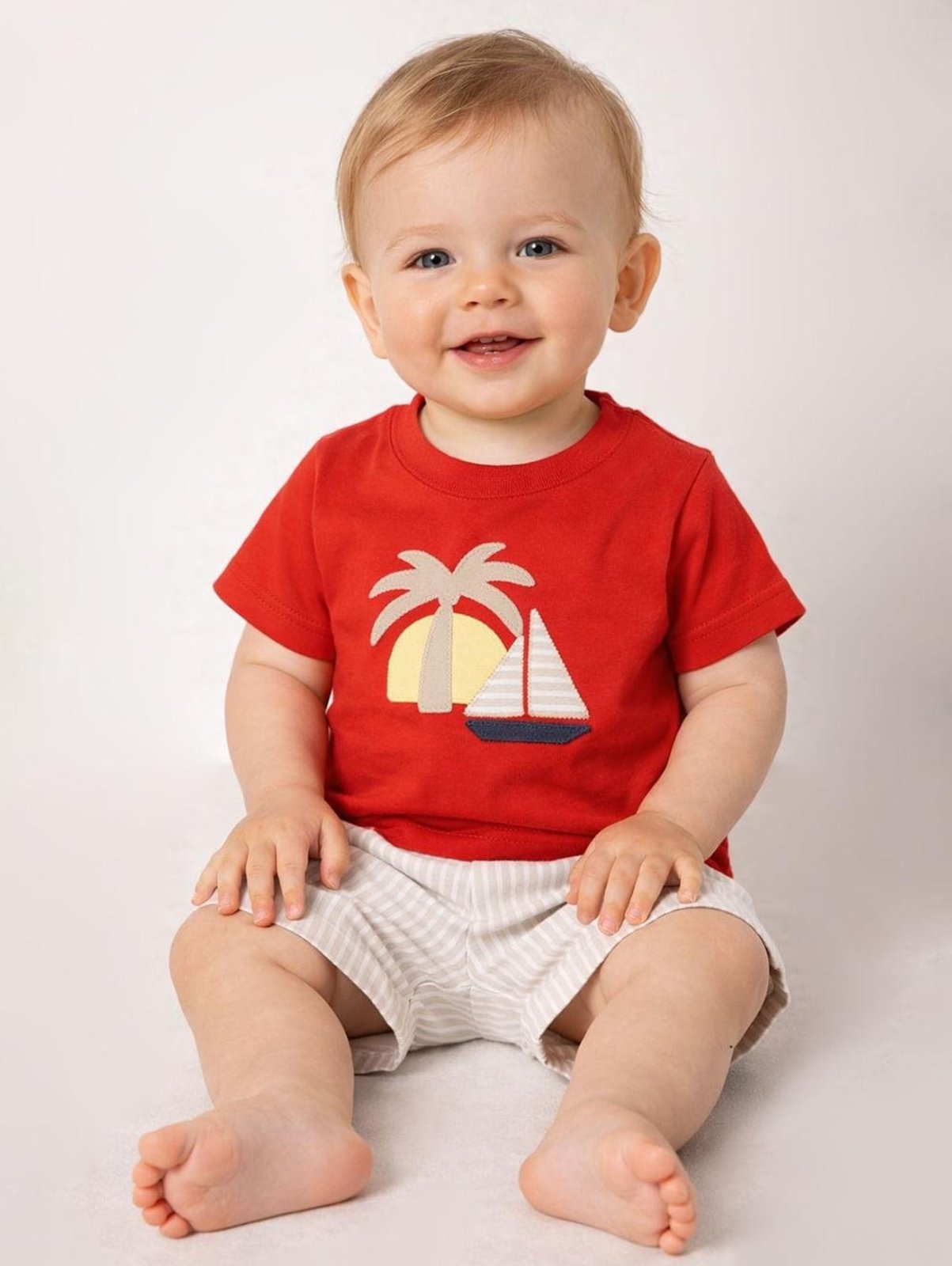 Infantil - Conjunto Curto Para - VERMELHO