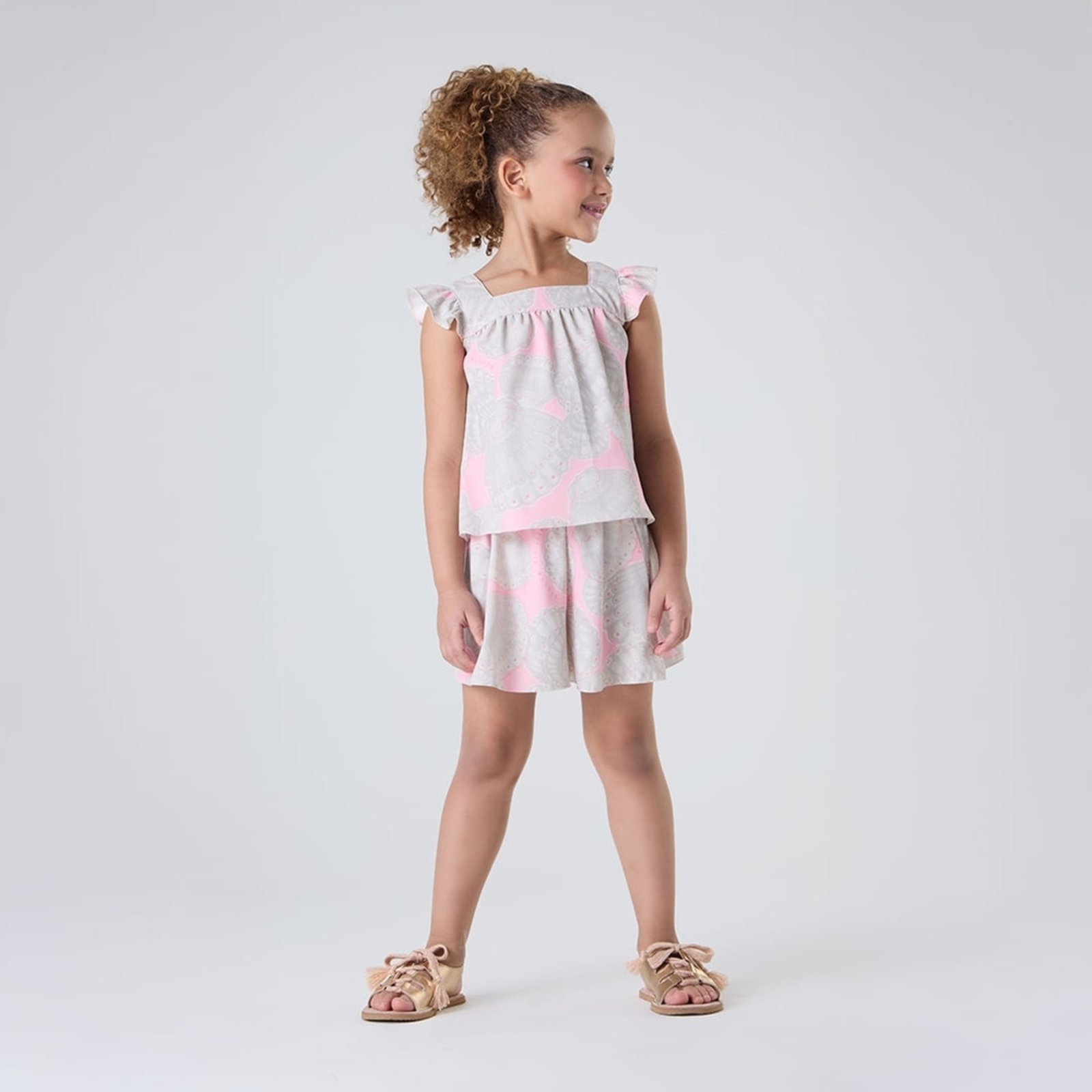 Infantil - Conjunto Curto Feminino Lilica Ripilica