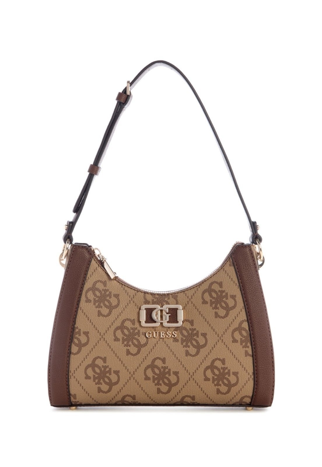 Bolsa Guess Karnilla Logo Shoulder Bag Caramelo