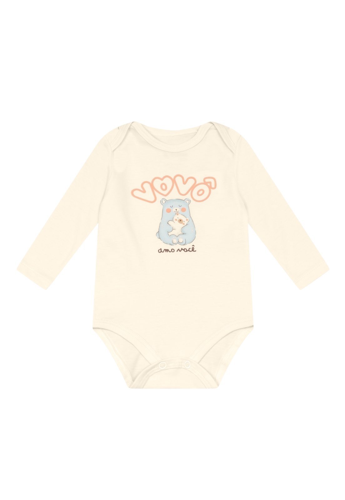 Infantil - Body unissex em cotton Brandili Baby