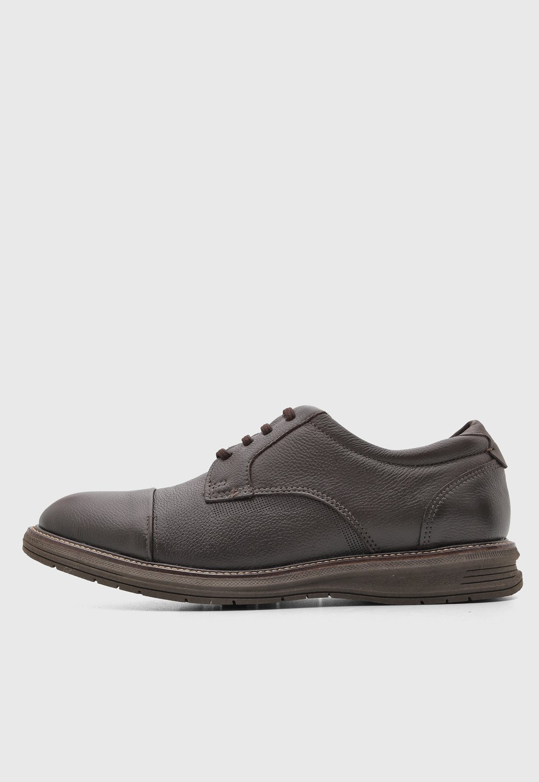 Sapato Masculino Ferracini Prisma Couro Marrom
