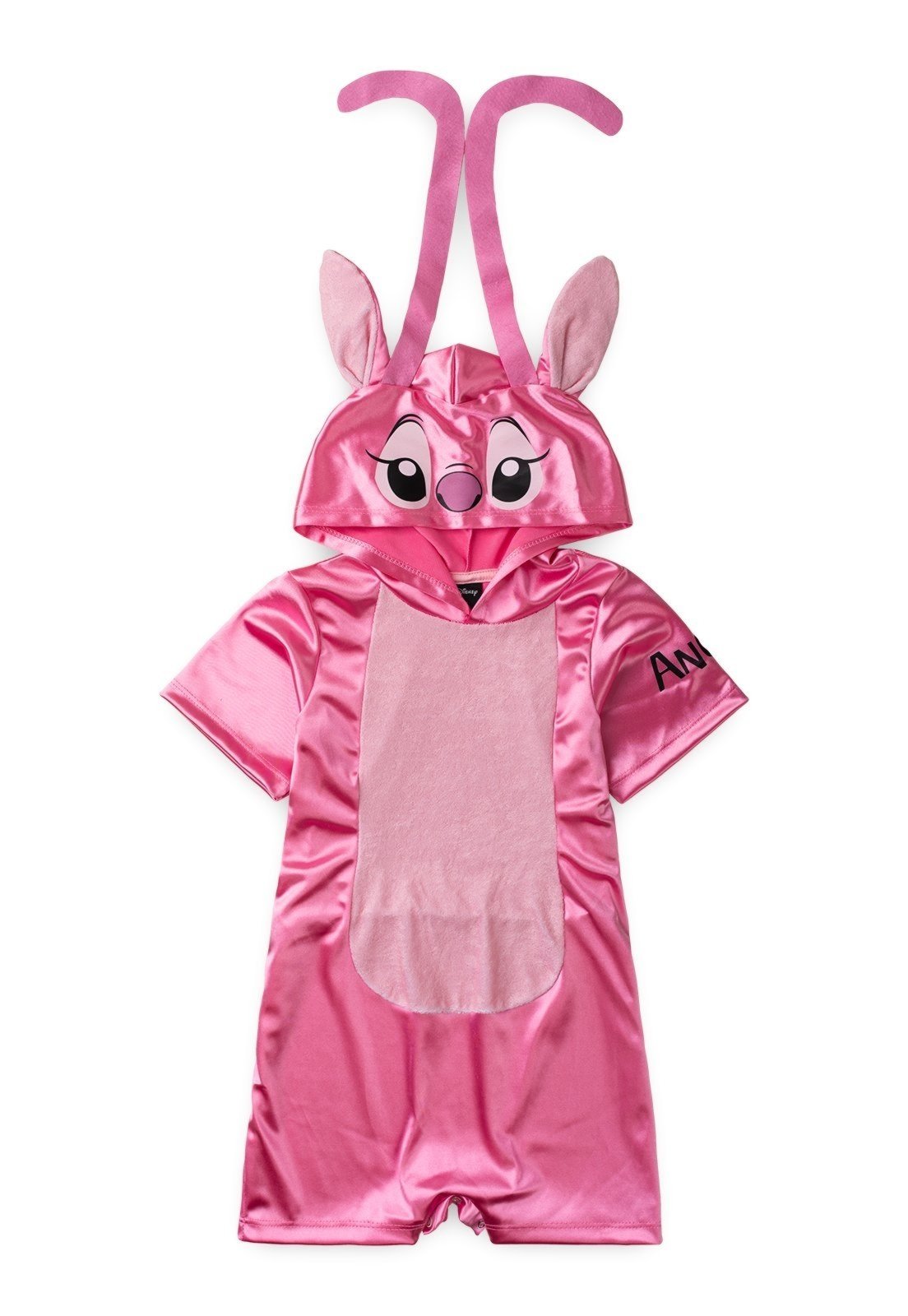 Vista 2 Infantil - Macacão Disney Feminino Angel rosa Disney rosa